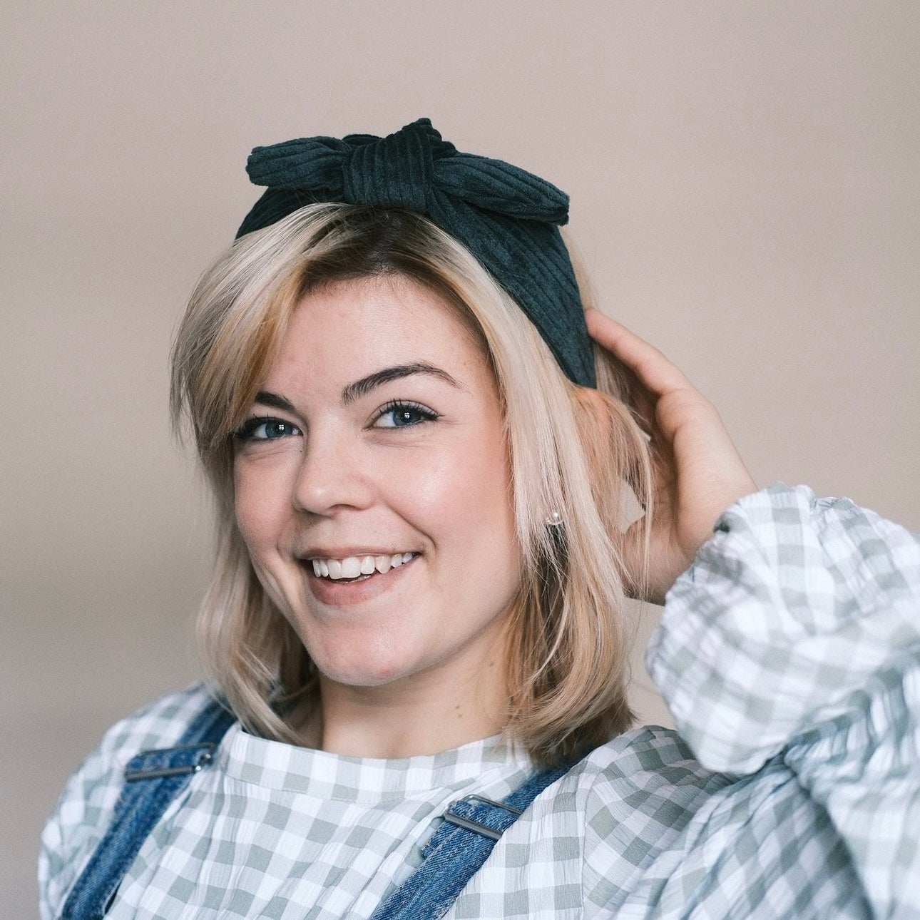 Heidi 4 in 1 Waldgrün Haarreif Schleife