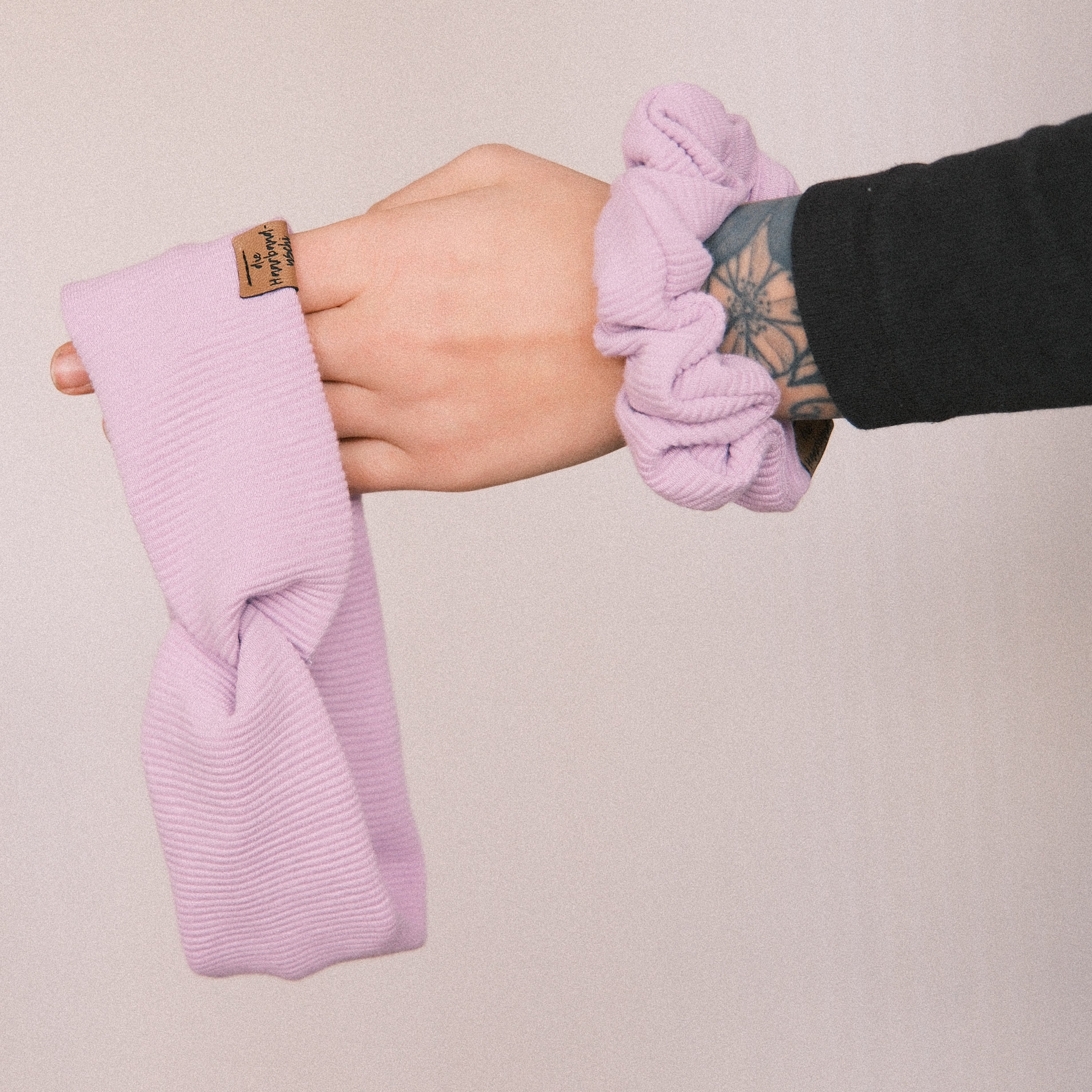 Basic Haarband - Soft Rib Lavendel
