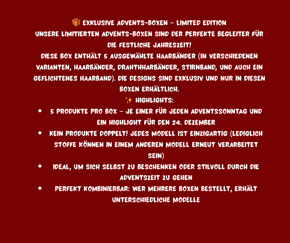 HaarbÀnder - Mystery Adventsbox