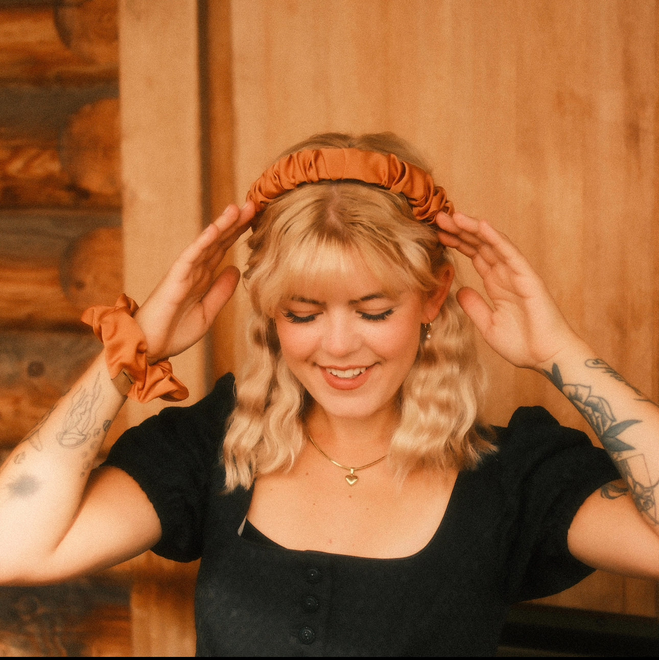 Ronja - Satin Golden Safran