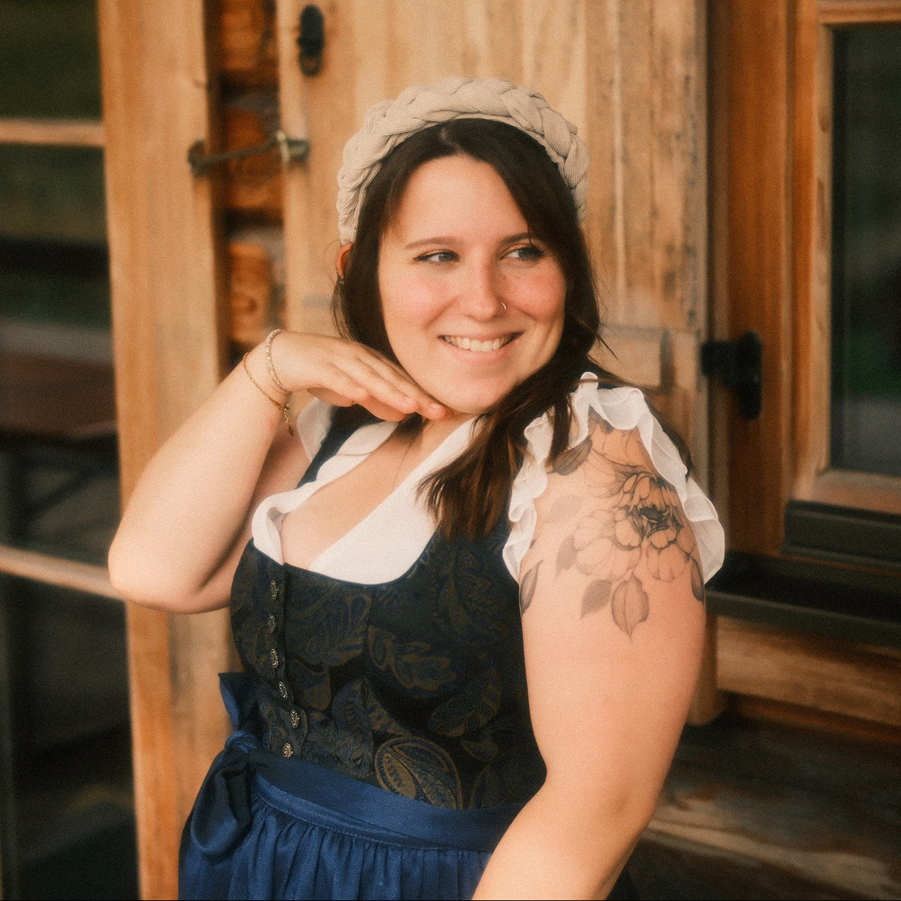 Hedda in breit - Beige