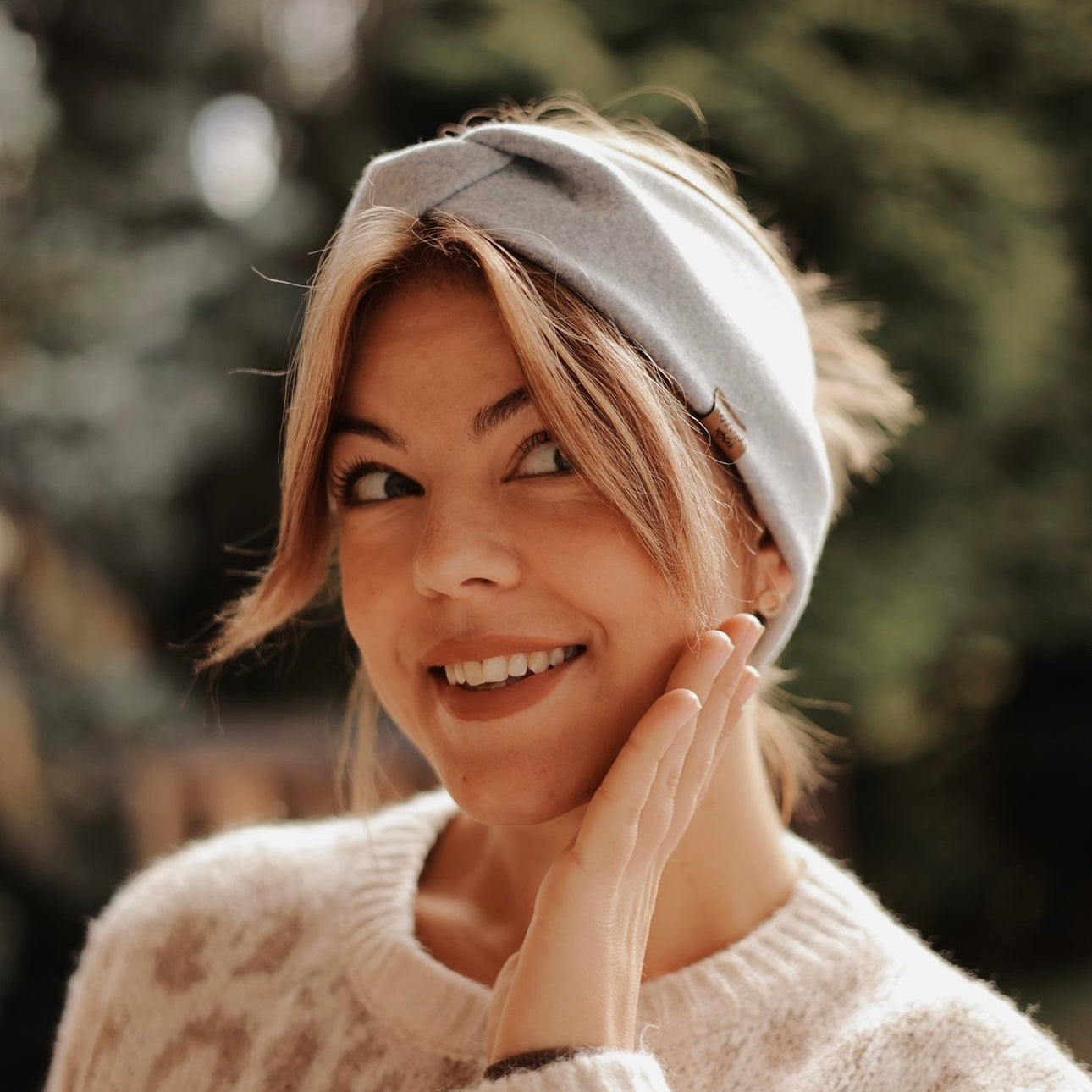 Basic Haarband - Hellblau