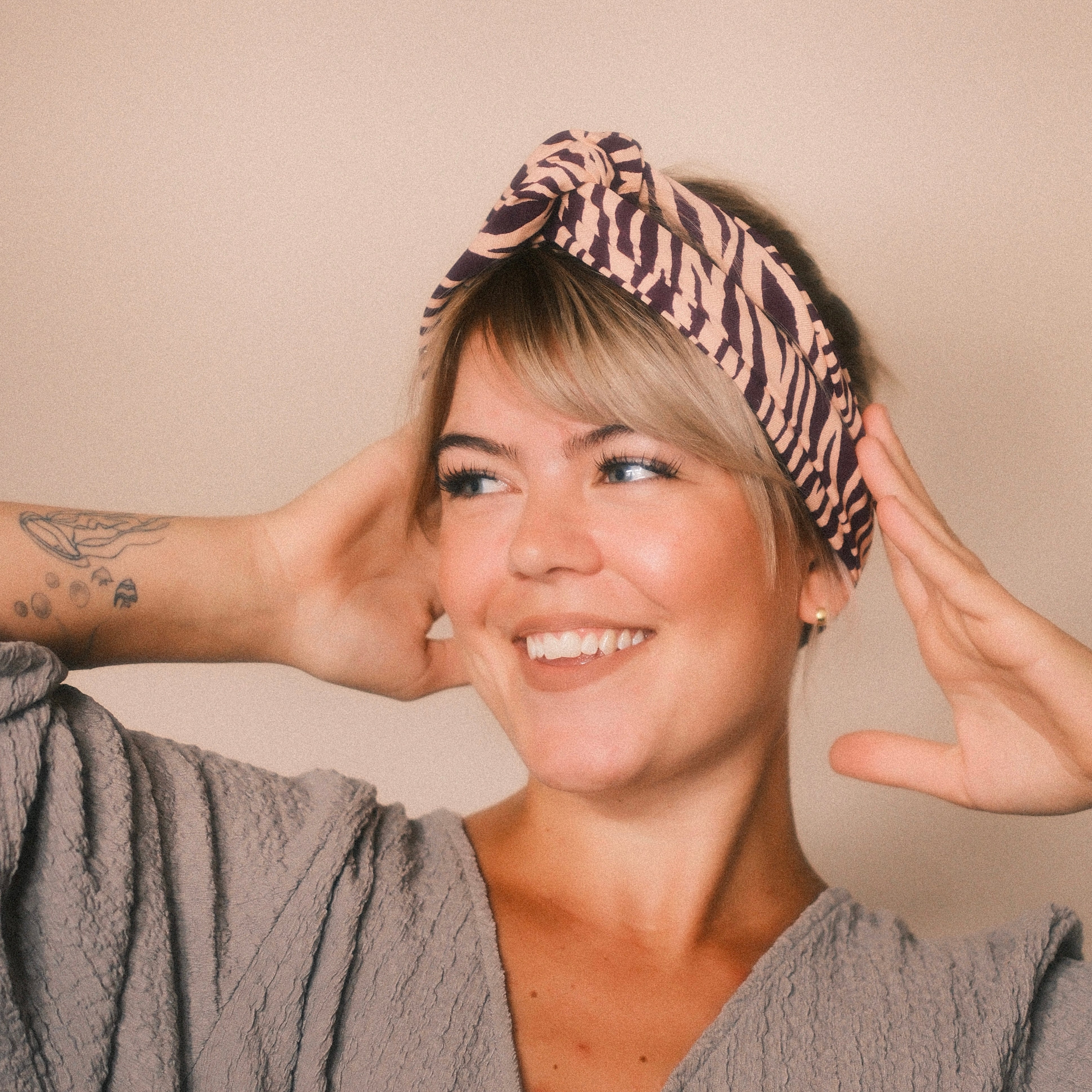 Drahthaarband breit - Berry Zebra