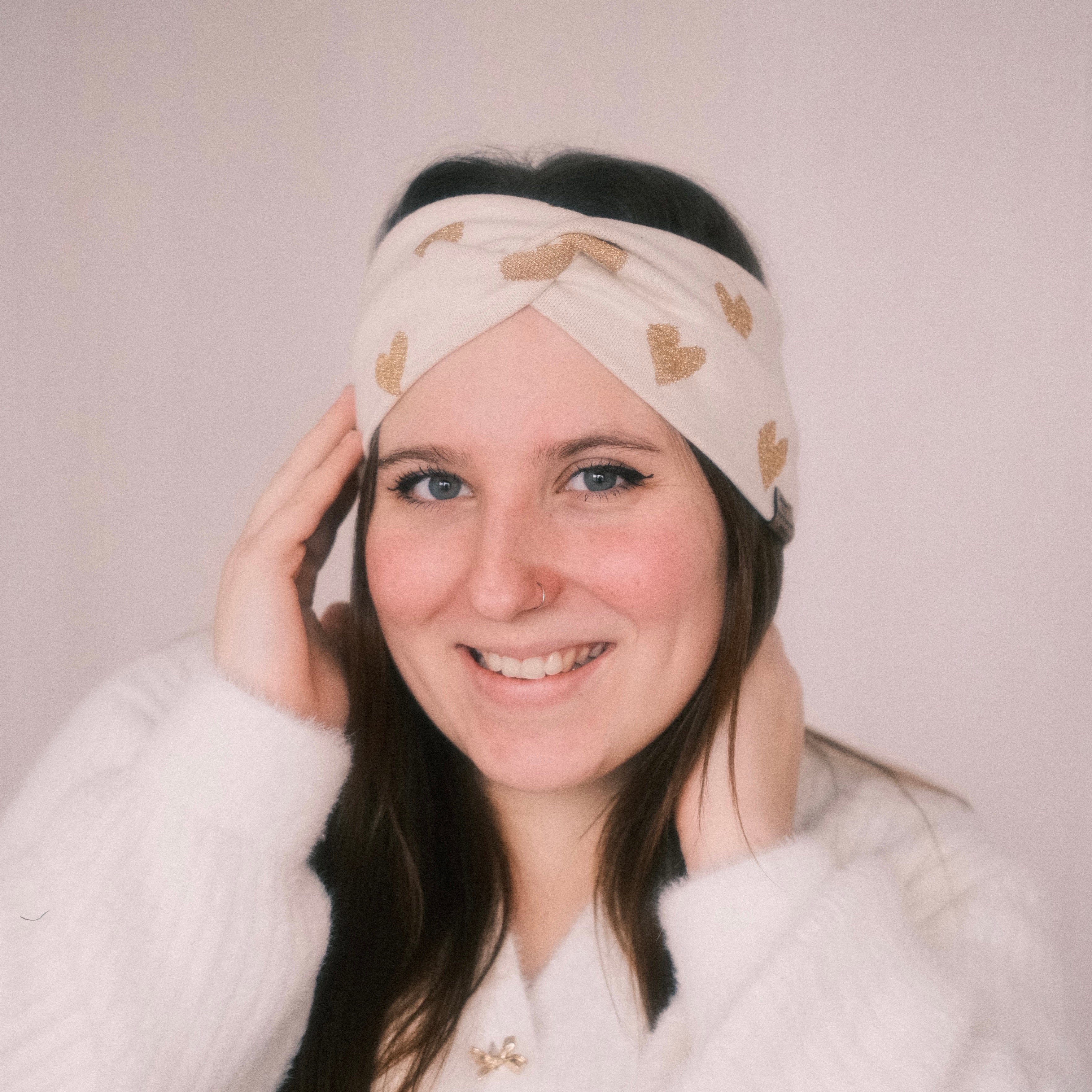 Basic Haarband - Herzi Gold