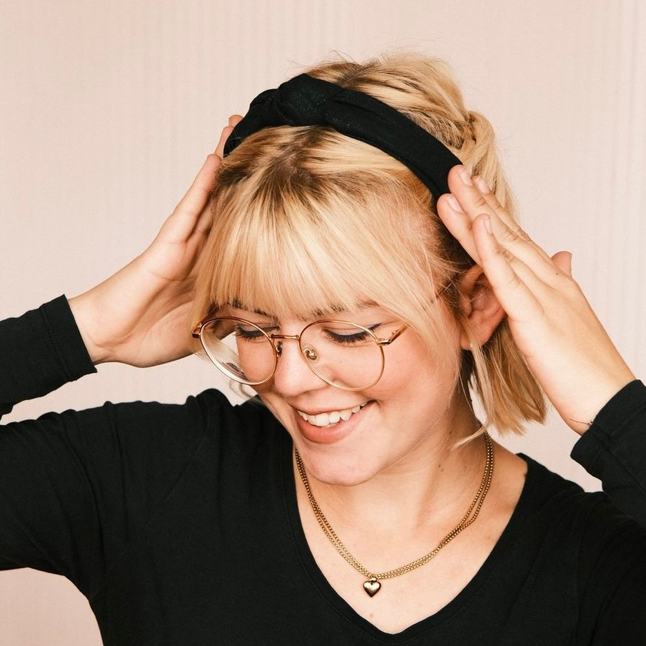 Lilly - Glitzer schwarz