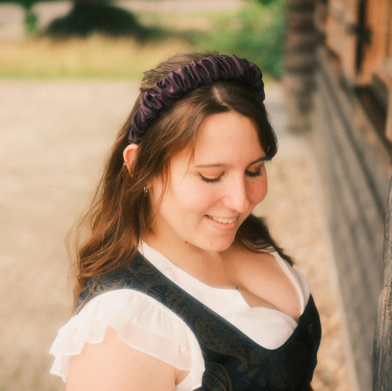 Ronja - Satin Mitternachtsviolett