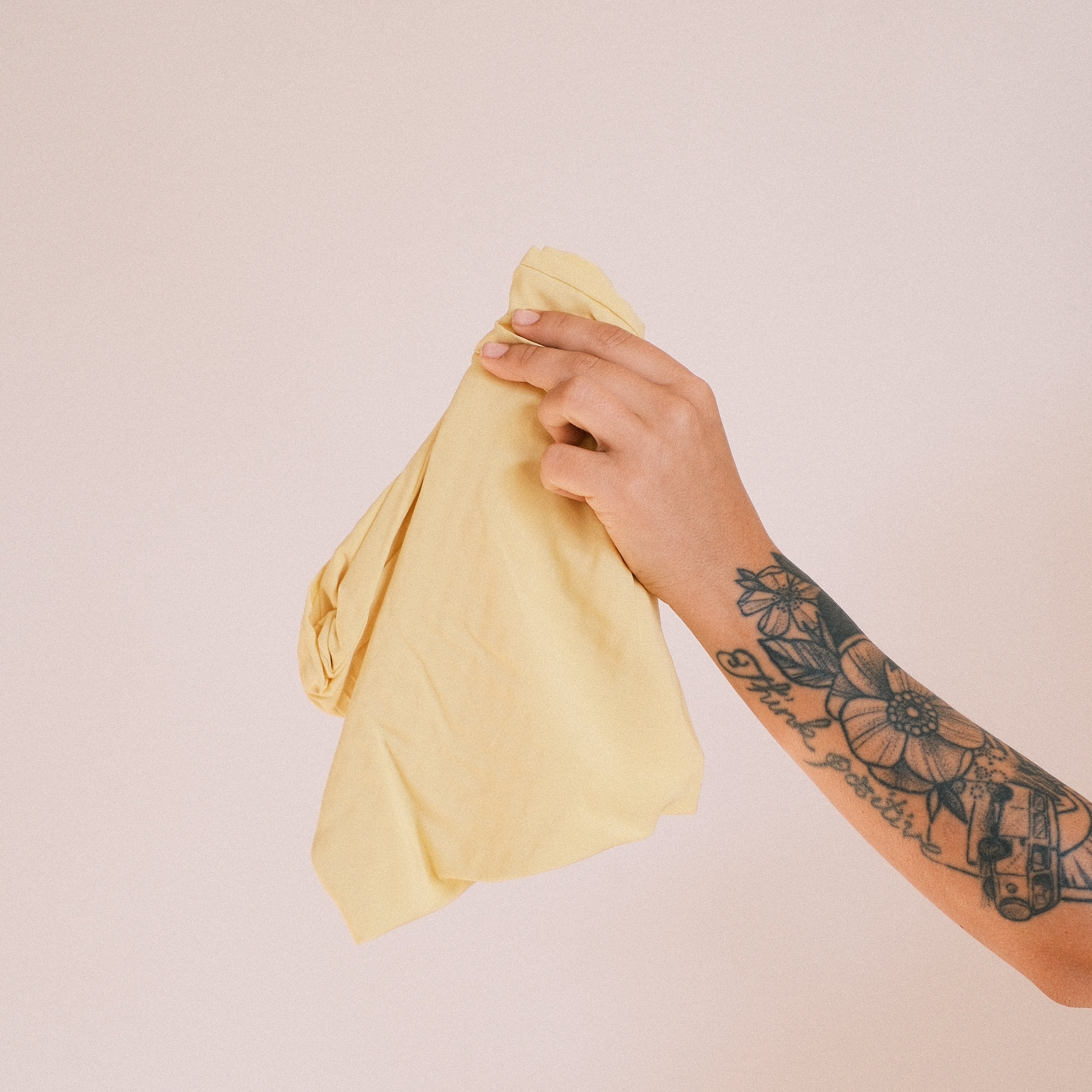 XXL Dreieckstuch - soft touch Butteryellow