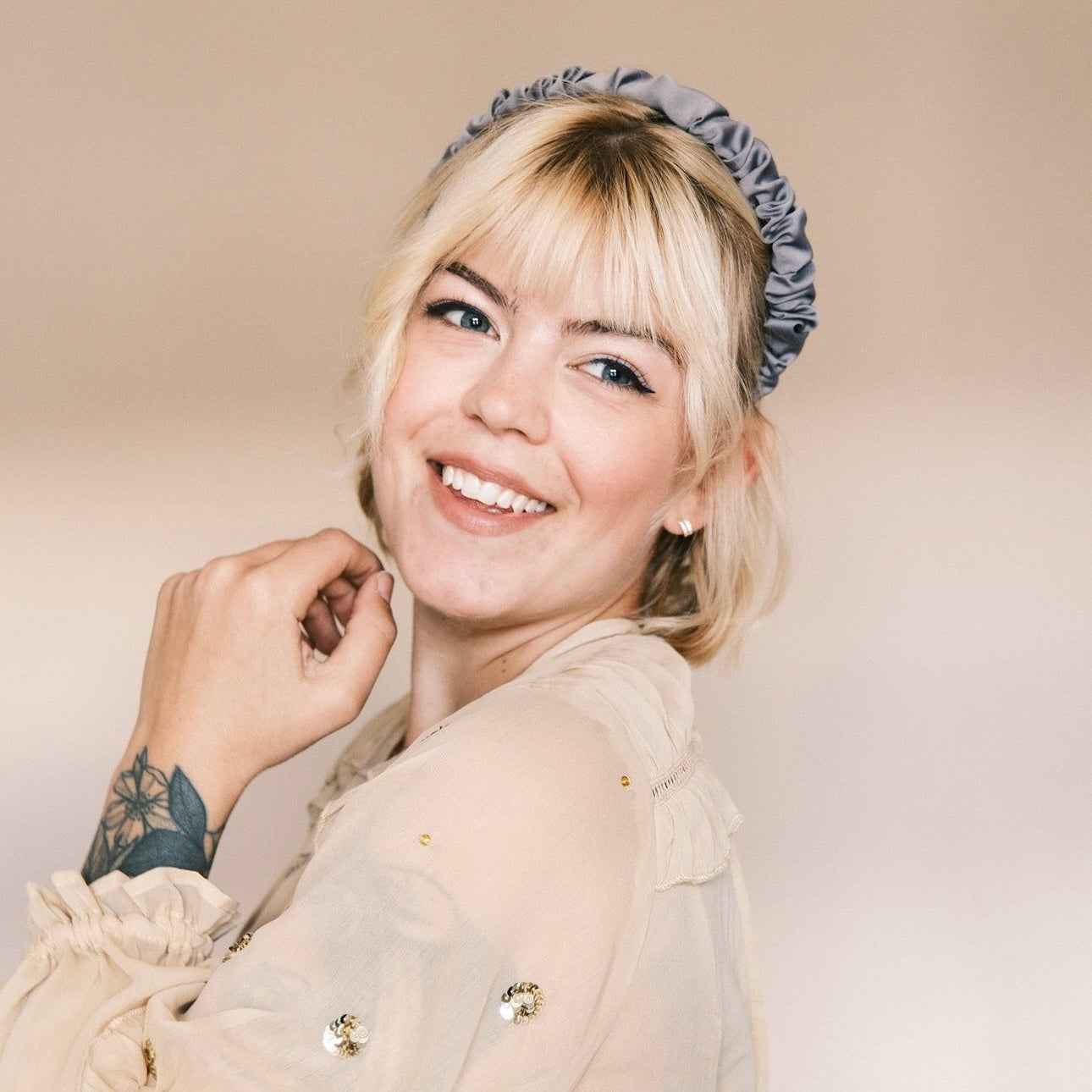 Ronja - Wedding Satin Grau