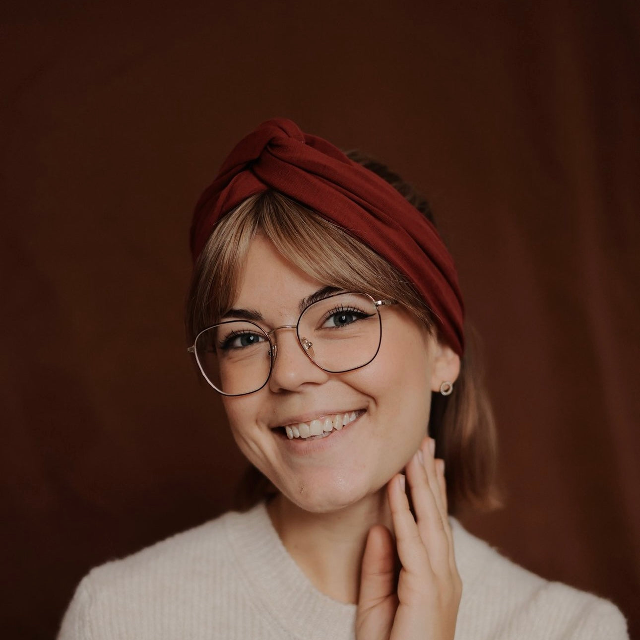 Drahthaarband breit - Wine