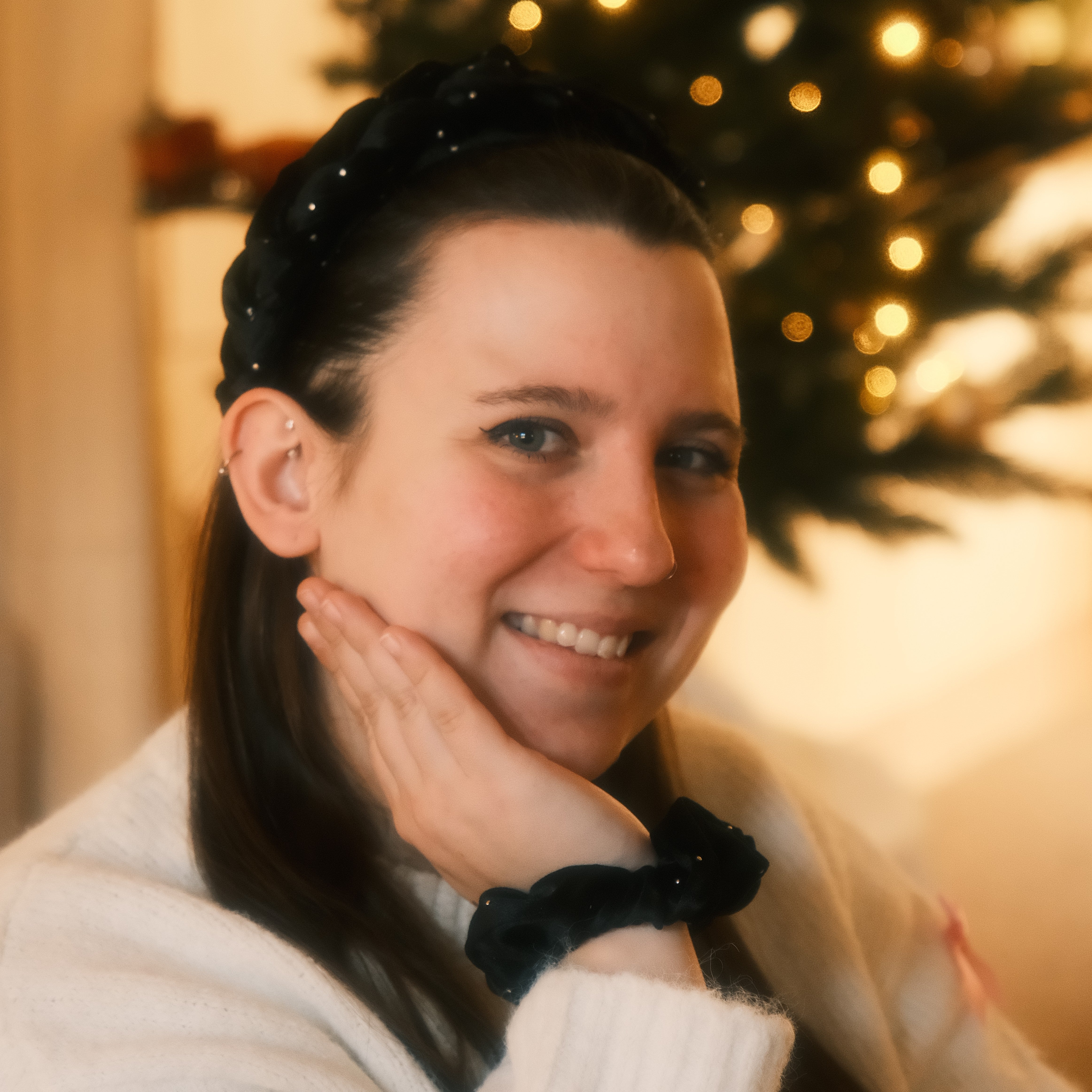 Lotte - Punkte Gold breit