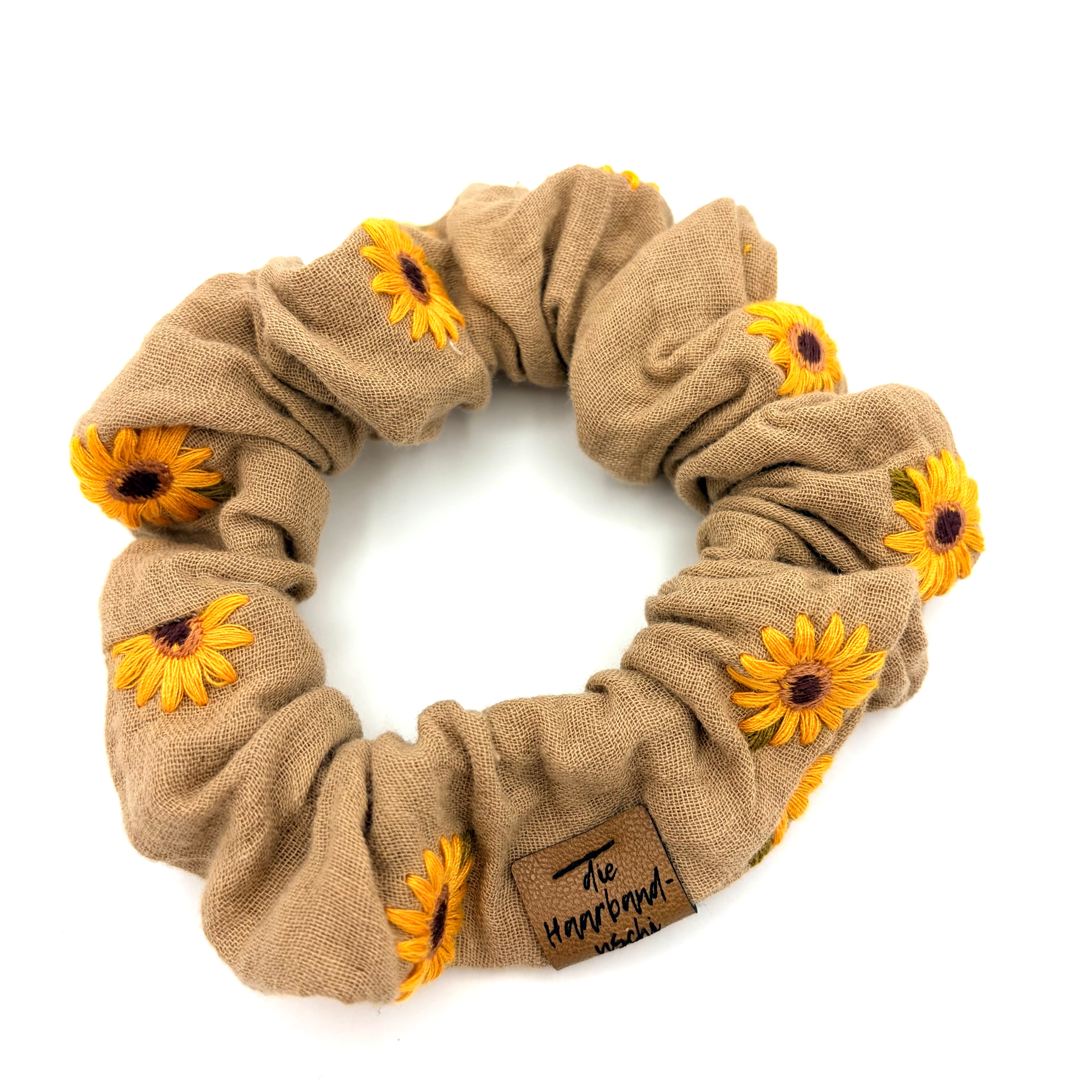 Scrunchie - Sonnenblume Sand
