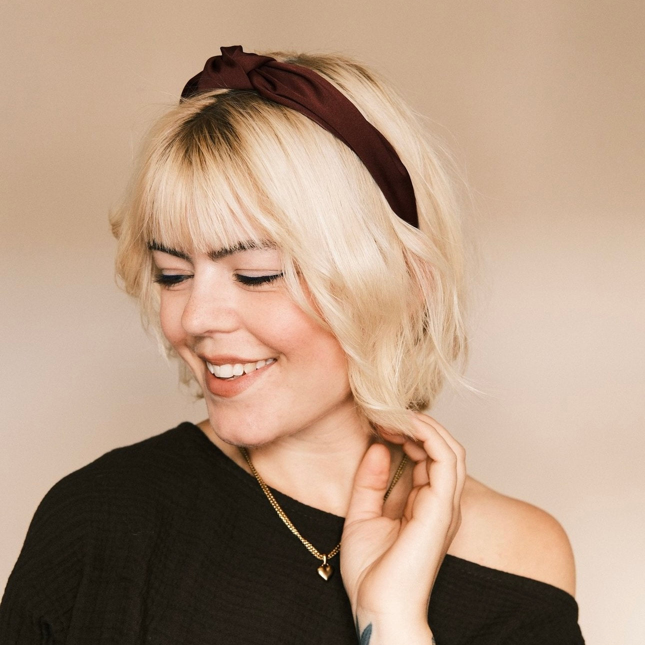 Rosalie - Bordeaux Satin