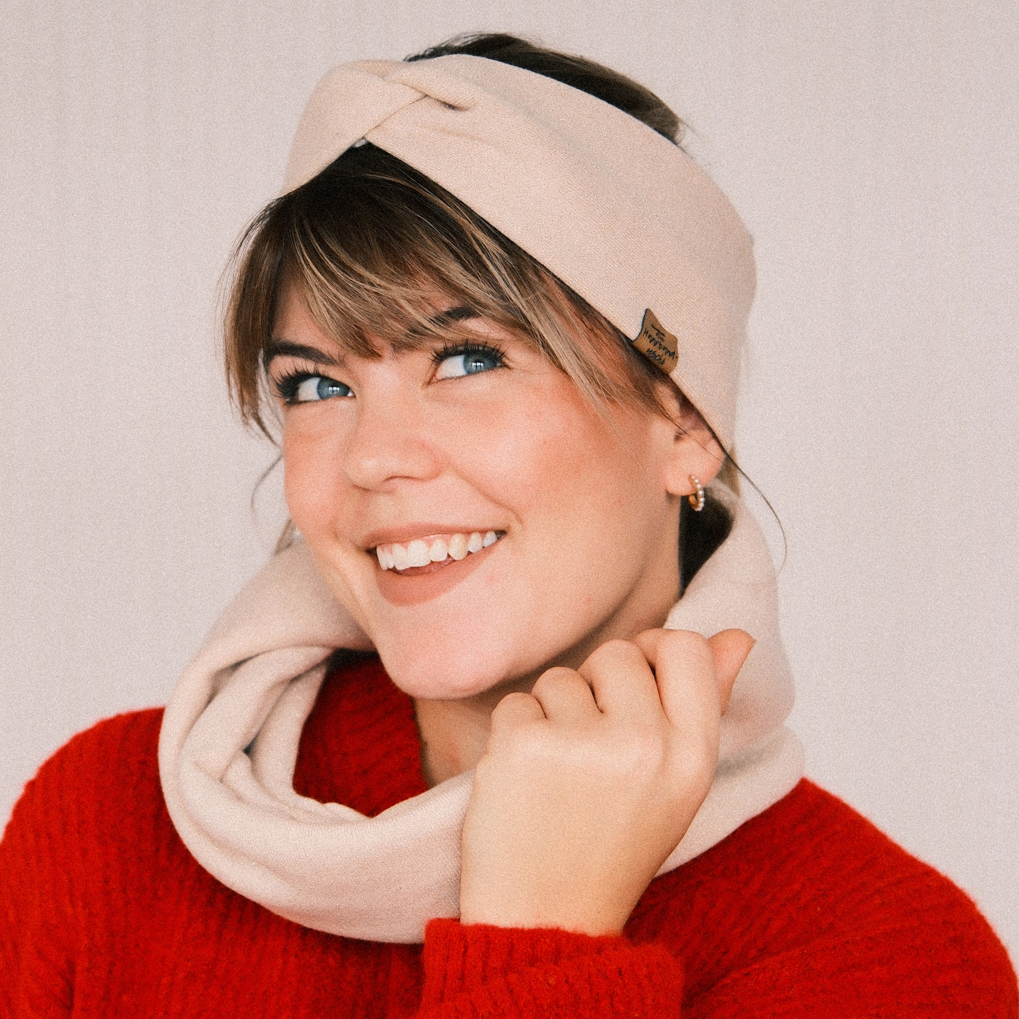 Loop - Glitzer Beige