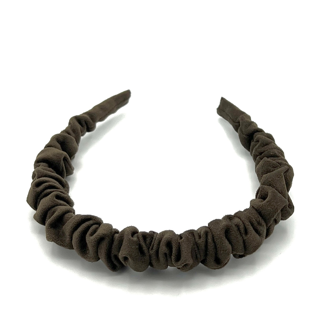 Hilde - Dirndl khaki Haarreif gerafft