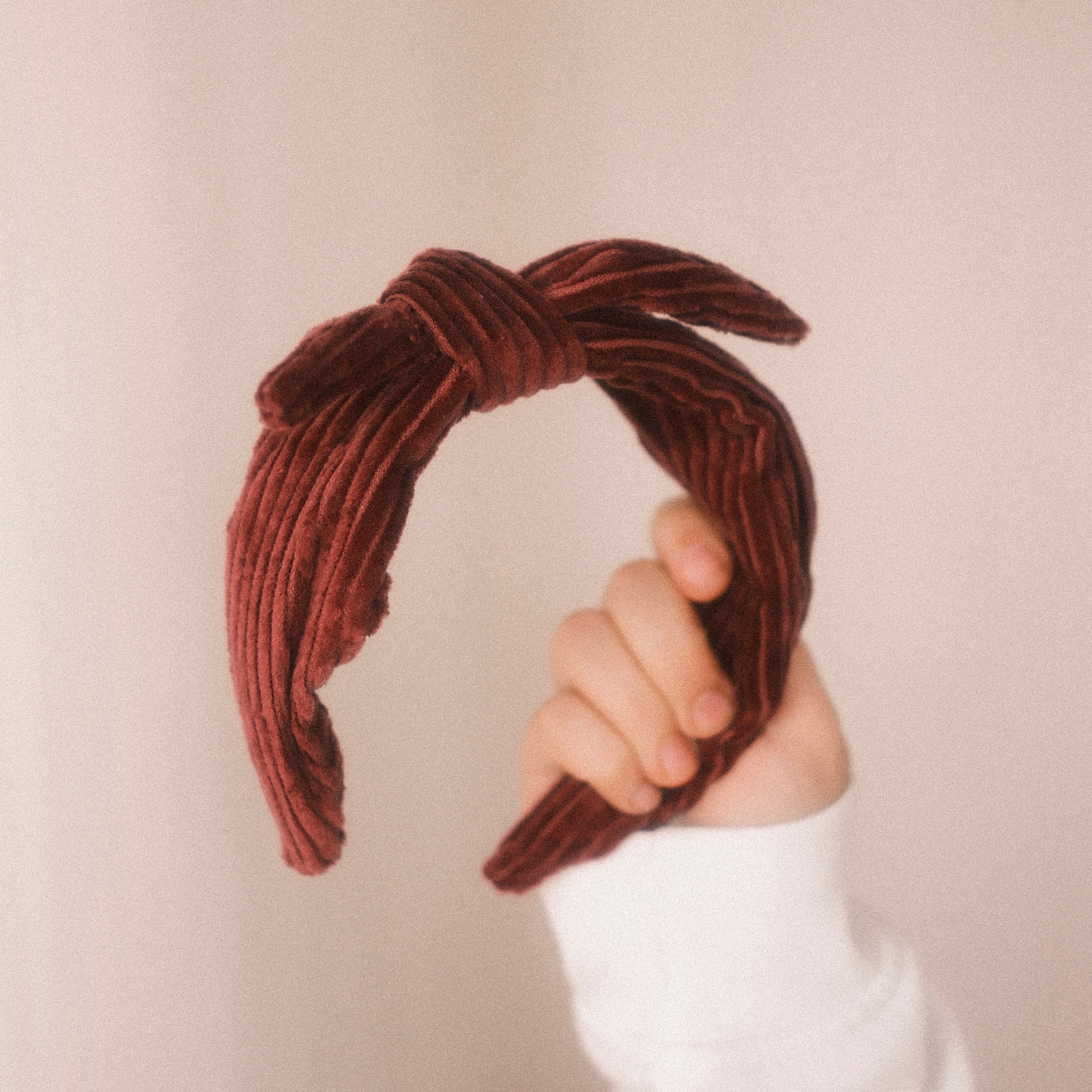 Heidi 4 in 1 Weinrot Haarreif Schleife