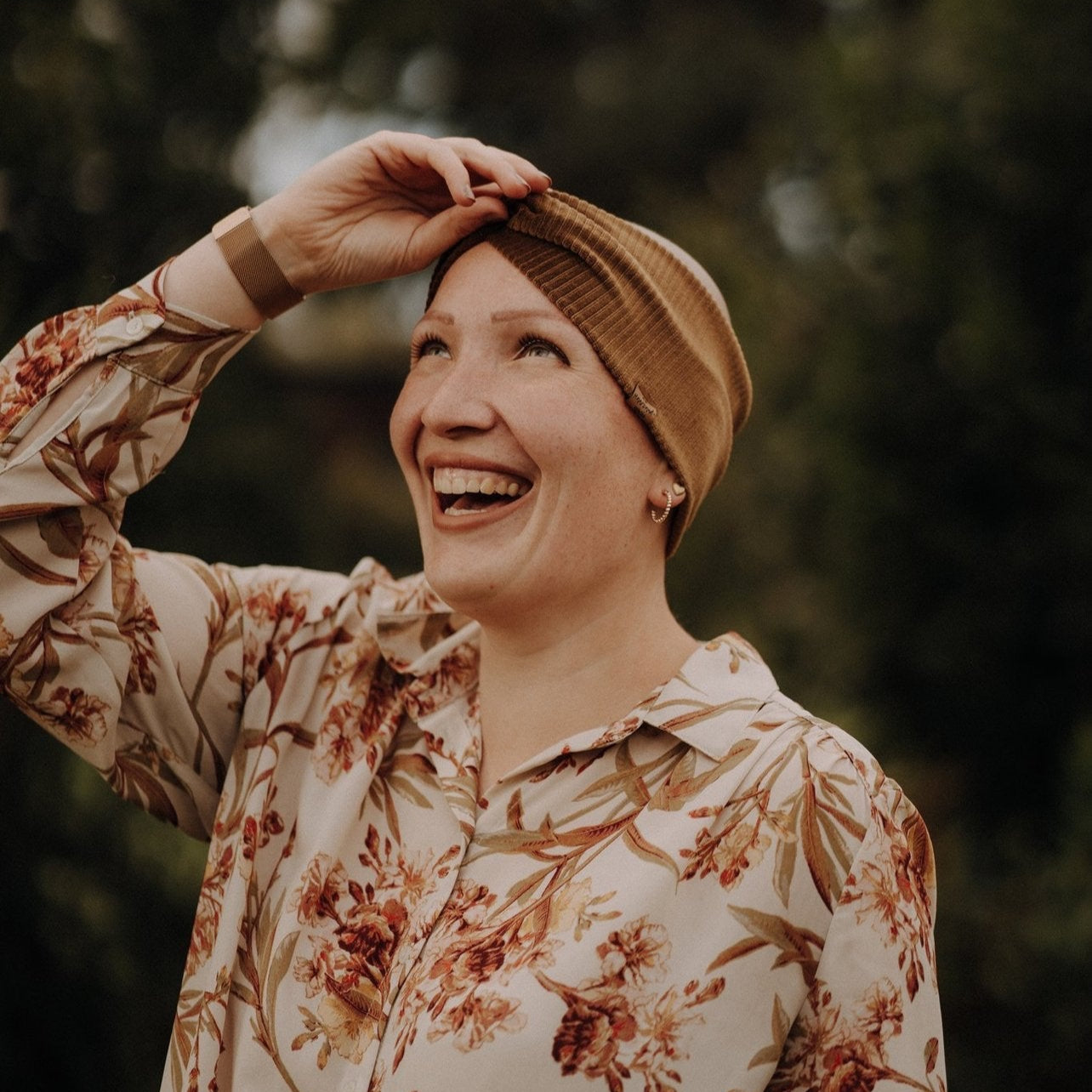 Stirnband Basic Cord Khaki