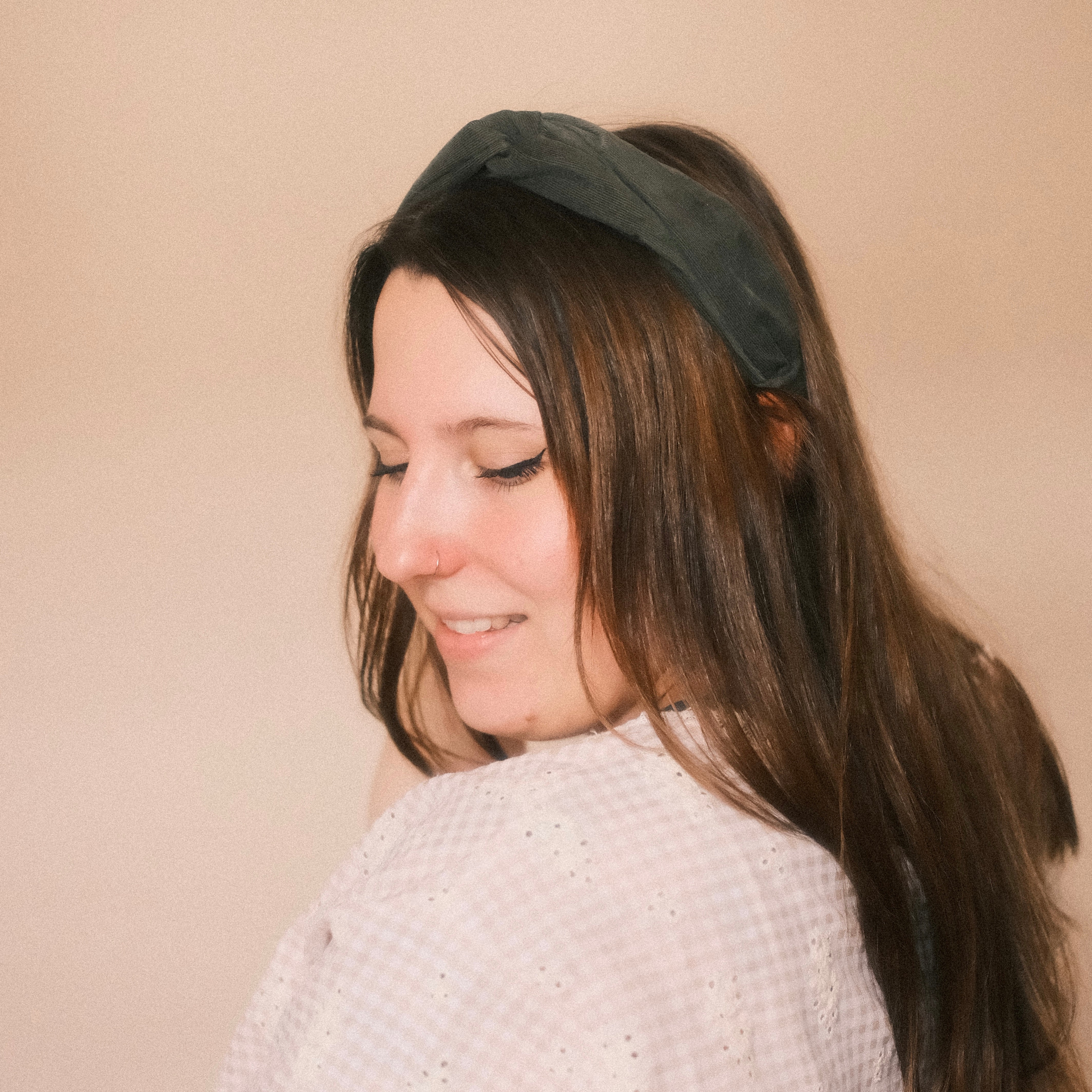 Viky Haarreif - Feincord Khaki