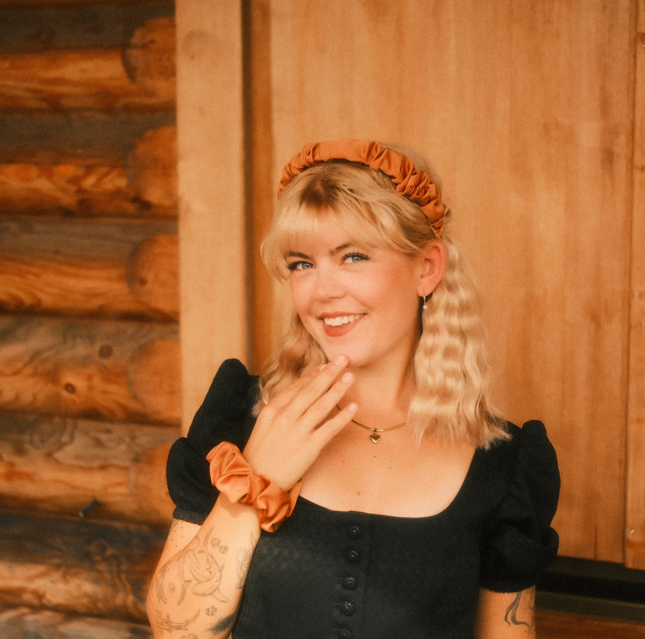 Ronja - Satin Golden Safran