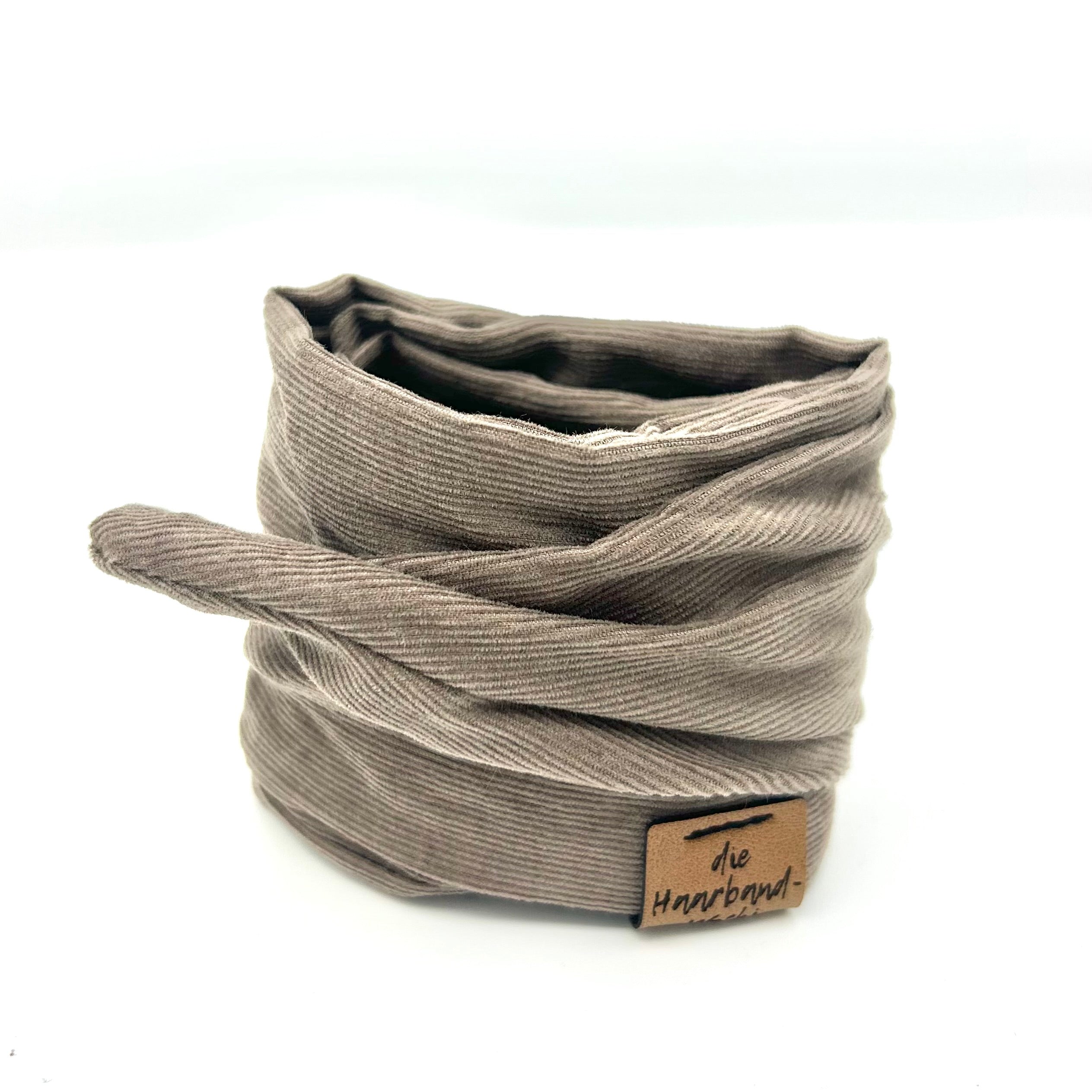 Drahthaarband - Feincord Hellbraun