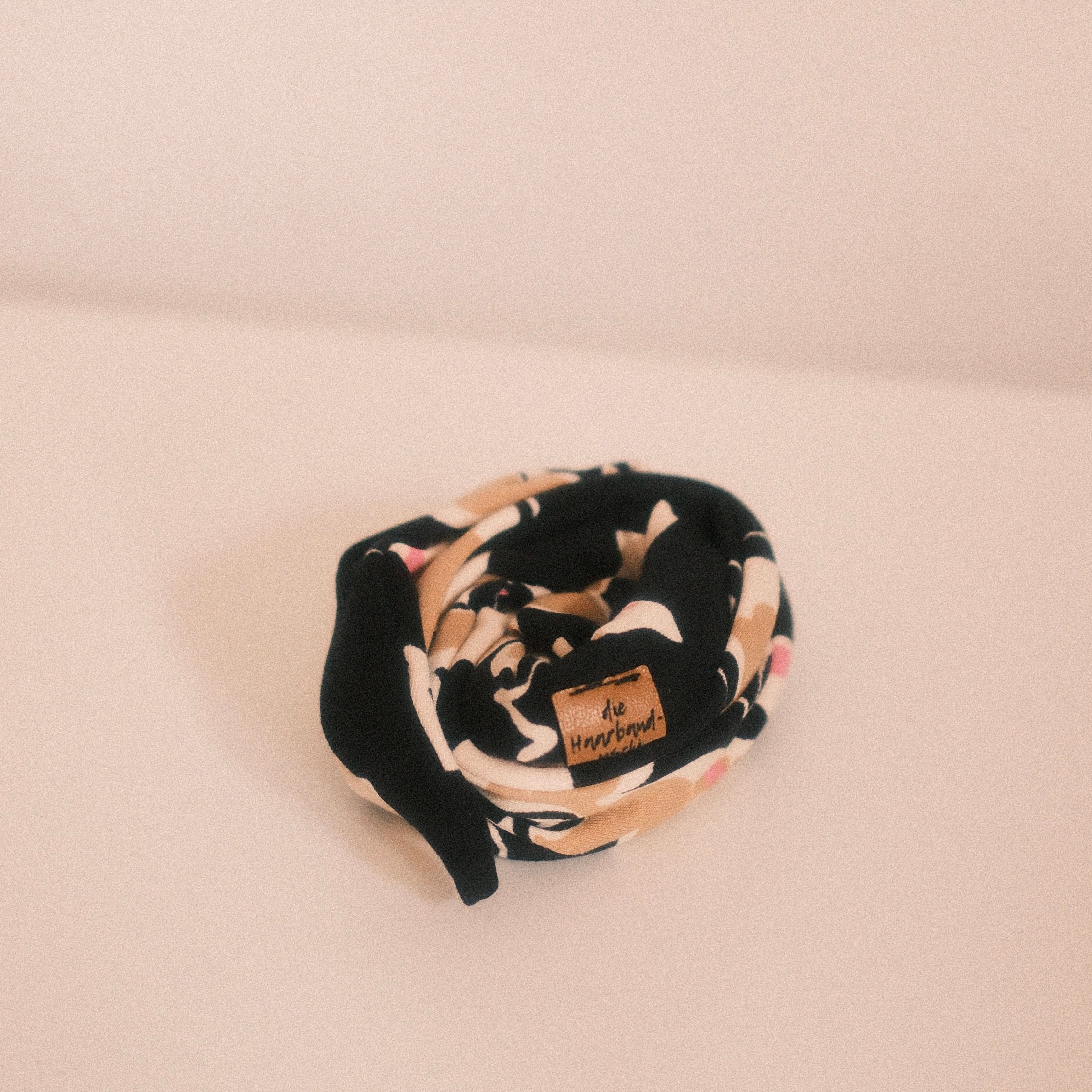 Drahthaarband schmal - Blume Retro