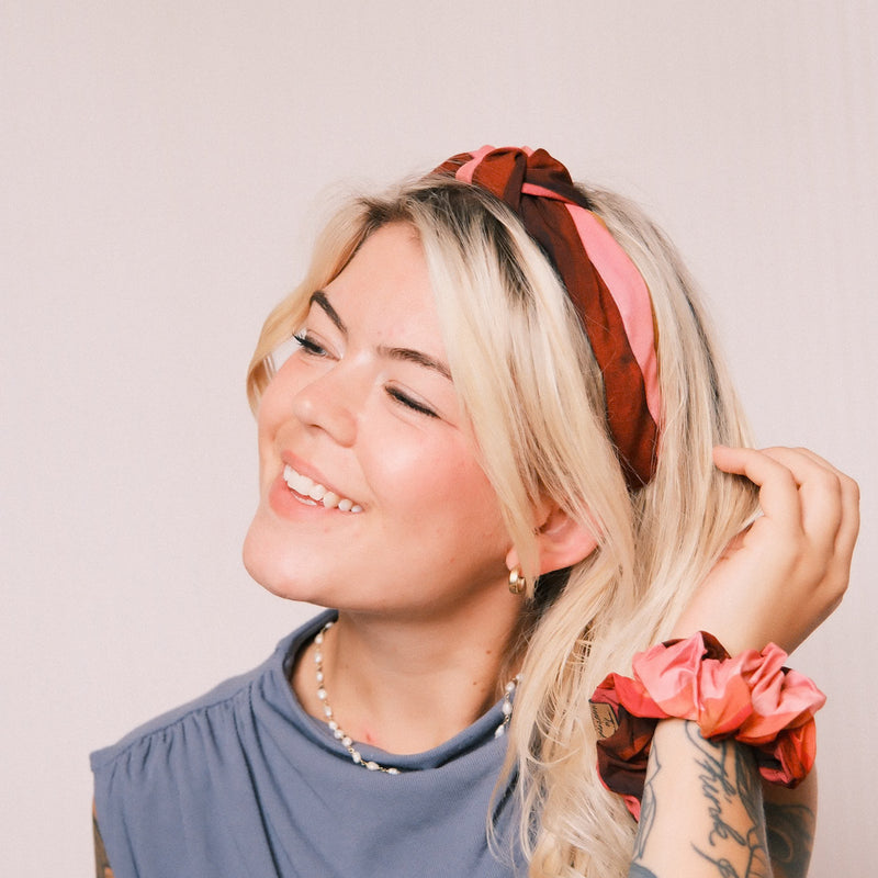 Big Scrunchie - Soft Horizon Pink