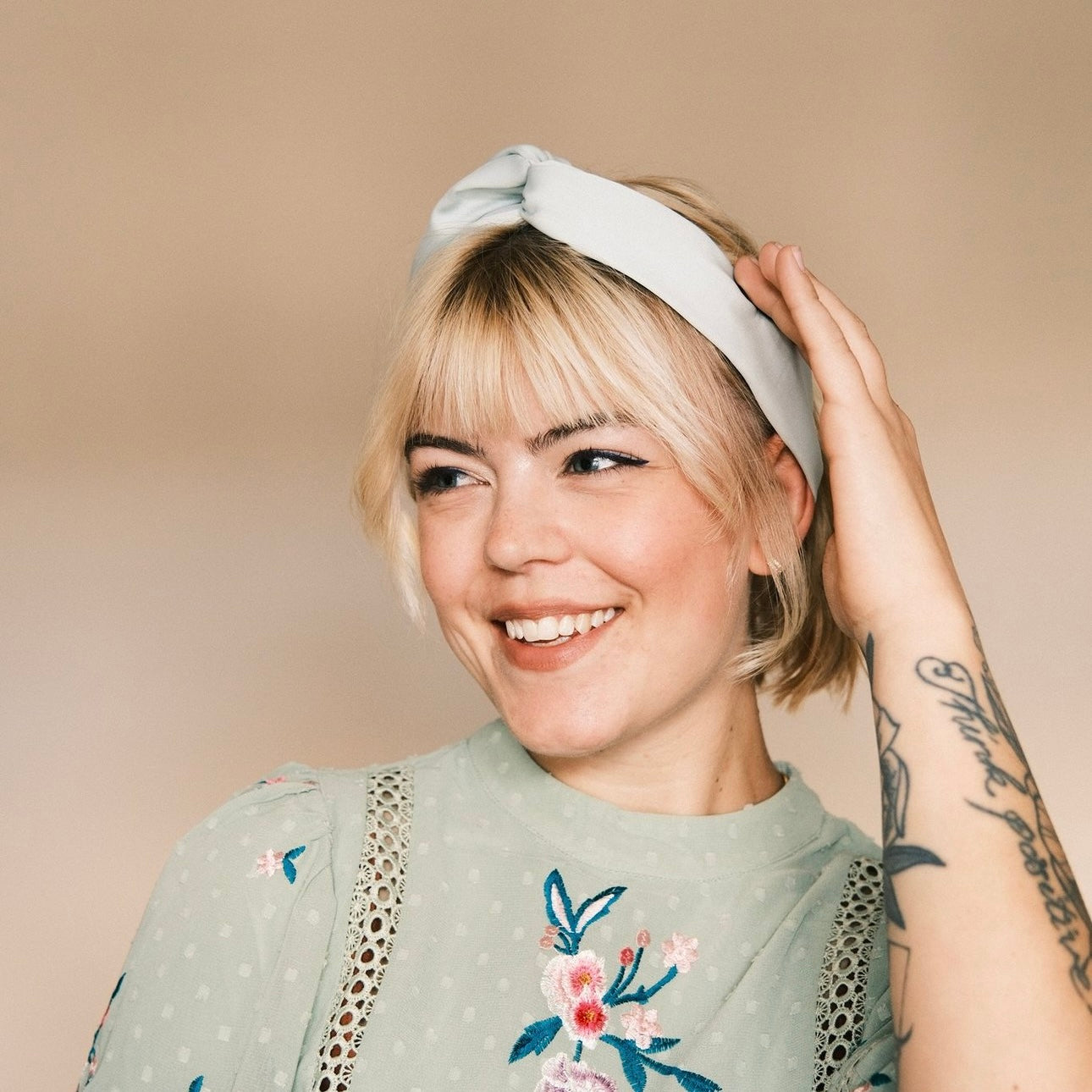 Drahthaarband Satin Mint