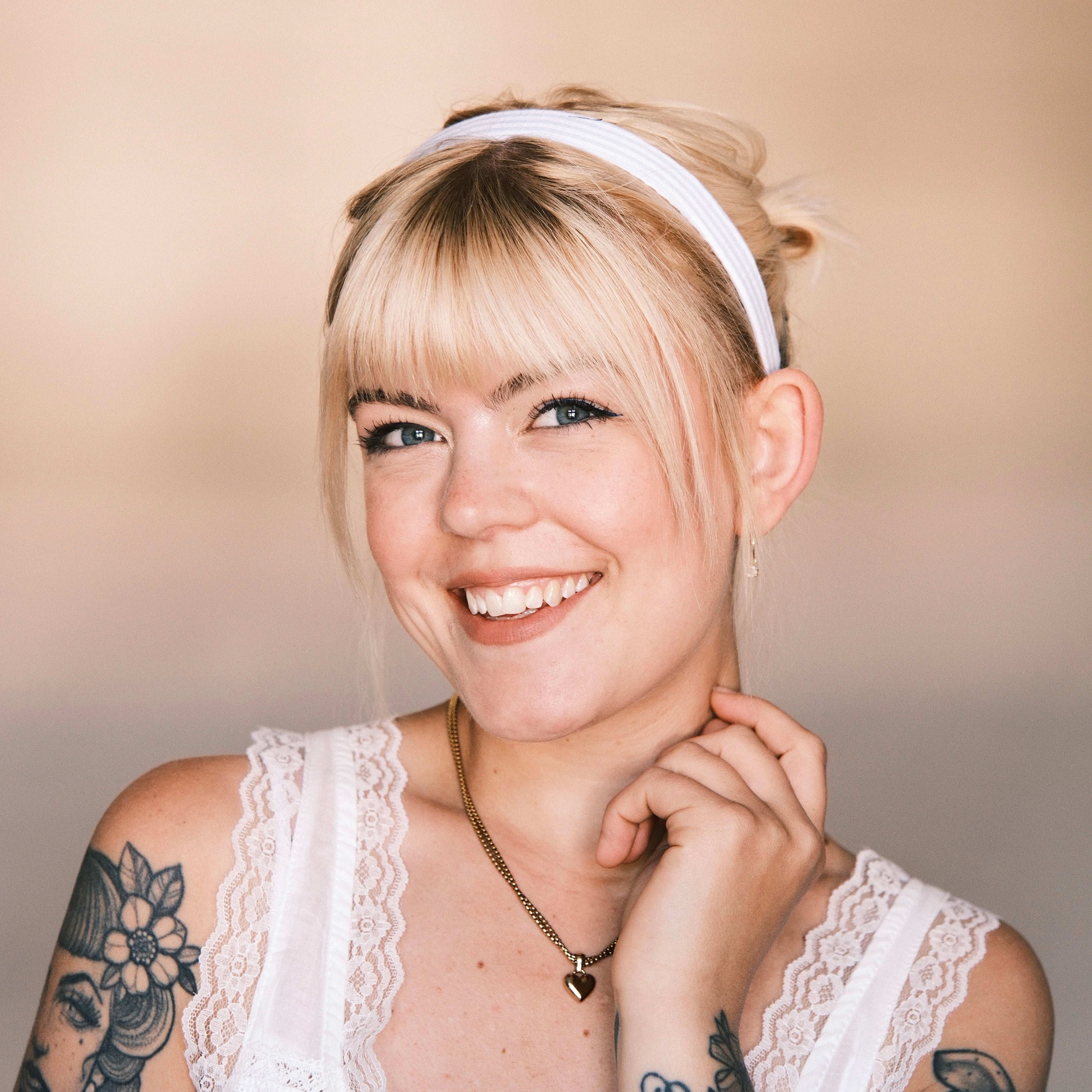 Anna - gestreift Blau