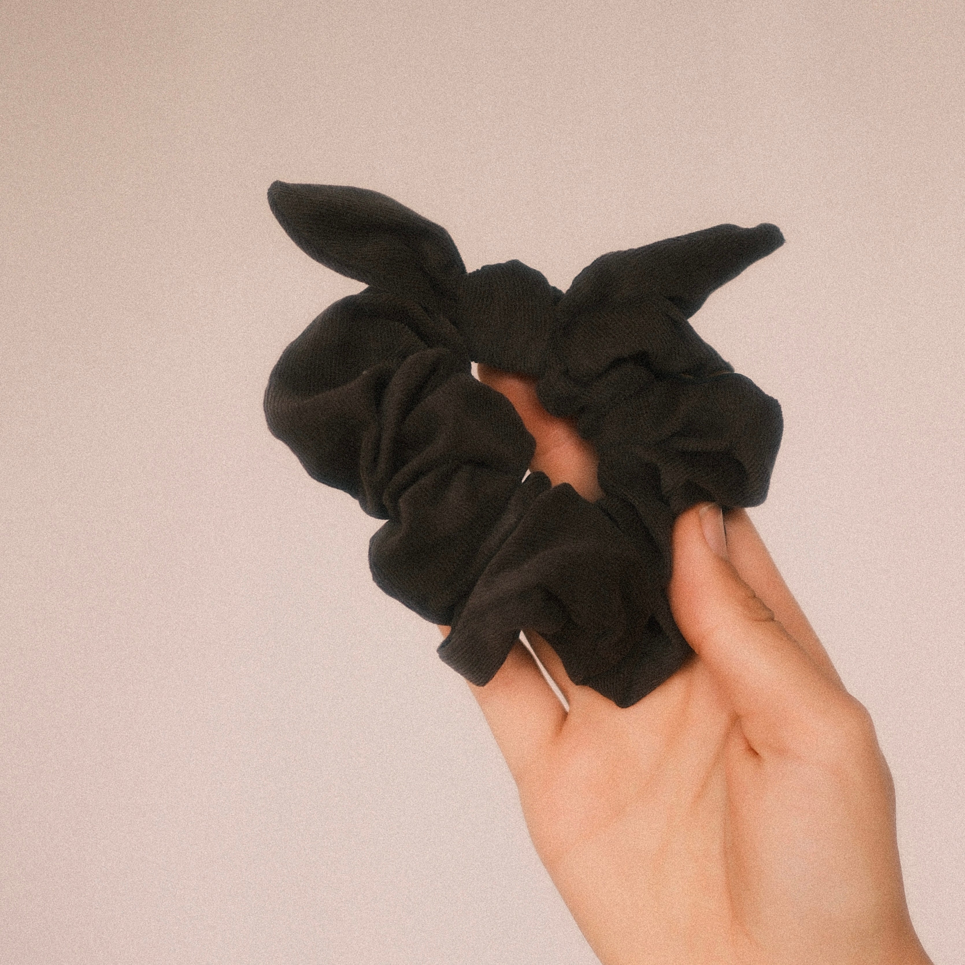 Scrunchie - Feincord Schokobraun