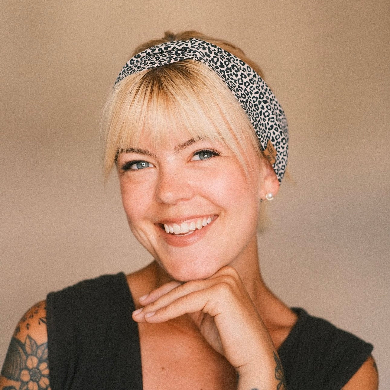 Basic Haarband - leo hell