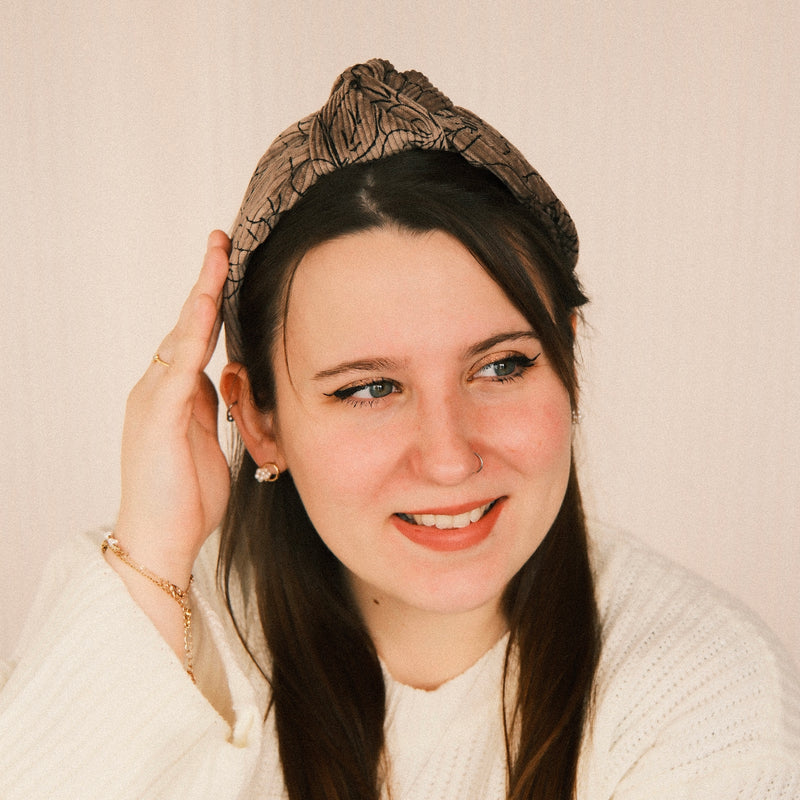 Leyla - Cord Blume Taupe