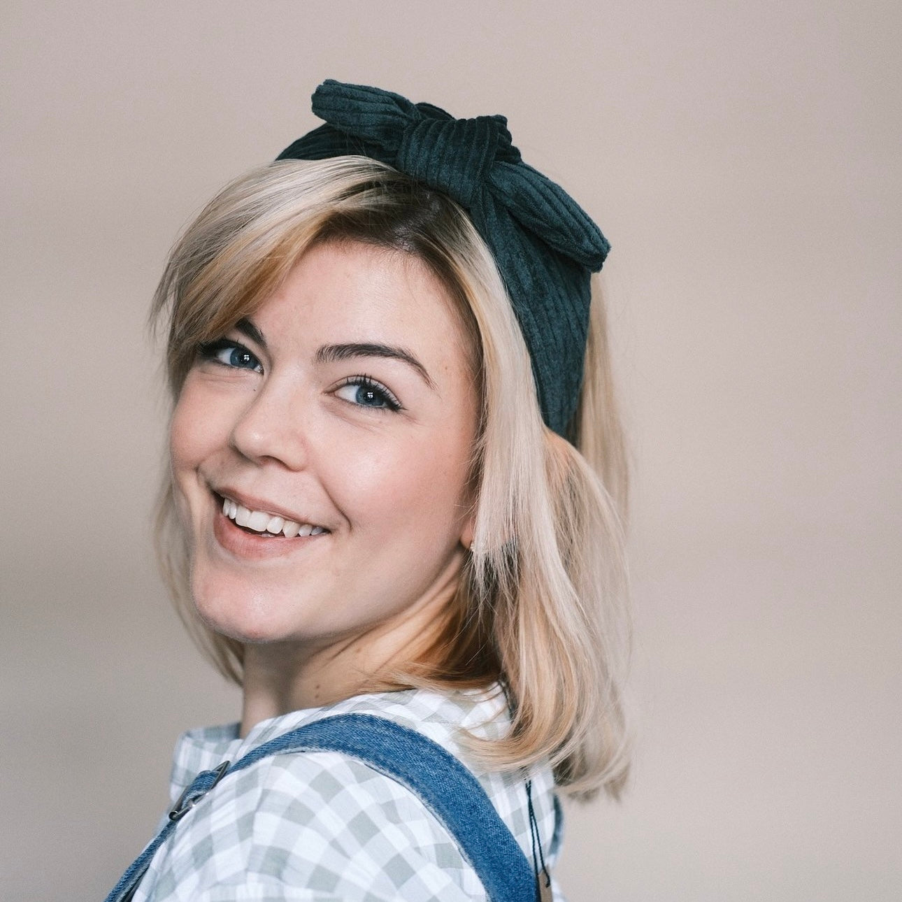 Heidi 4 in 1 Waldgrün Haarreif Schleife