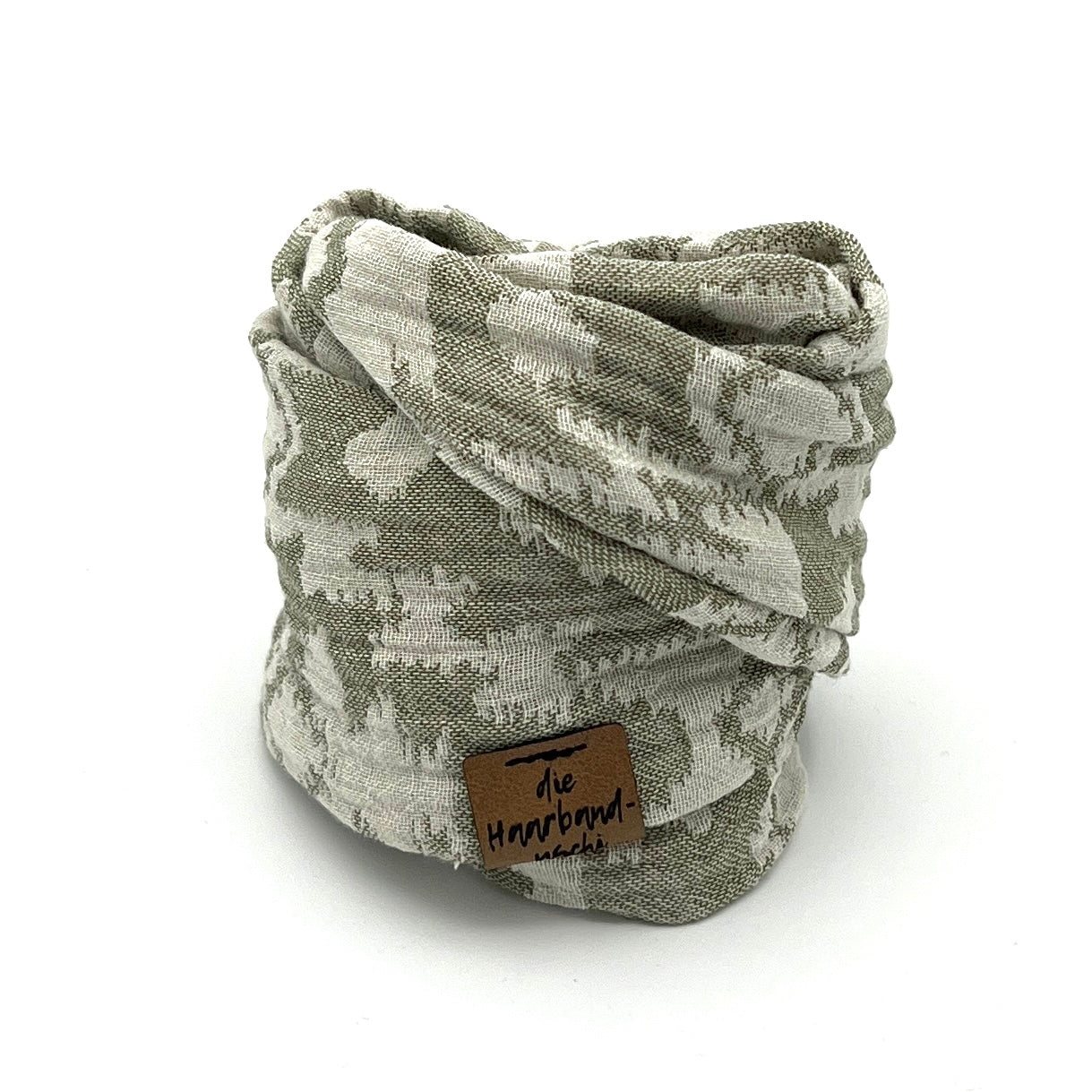 Drahthaarband Ethno light Olive