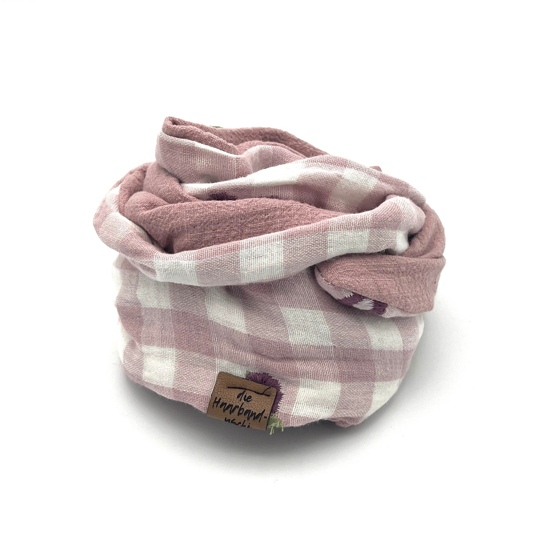 Drahthaarband 2 Seiten - Cottage Rosa