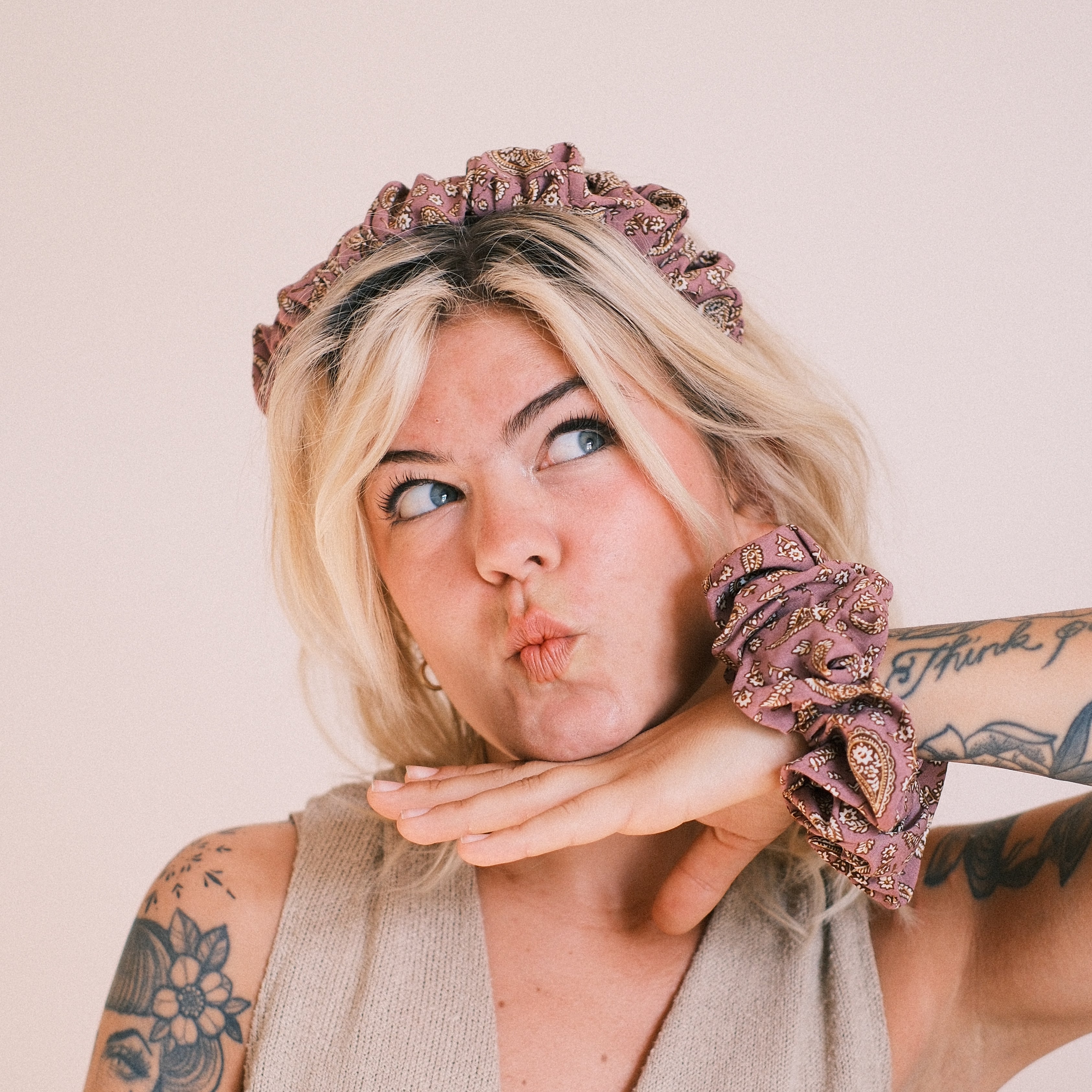 Ronja - Vintage Paisley Mauve
