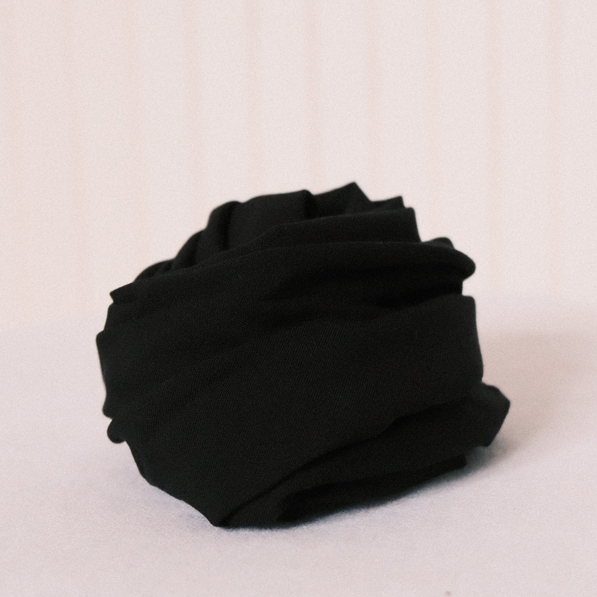 Drahthaarband Schmal - Soft Touch Schwarz