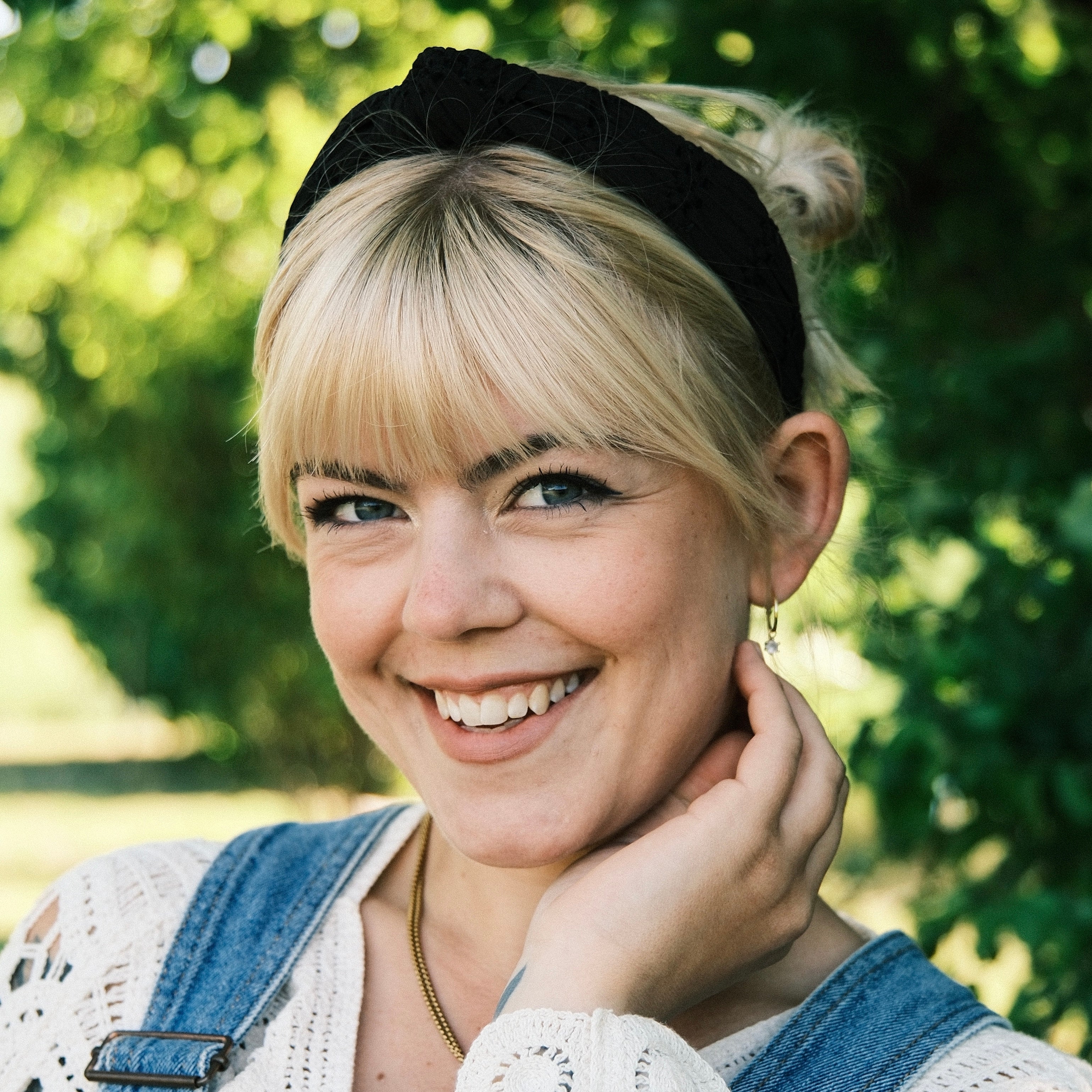 Lilly - gerafft schwarz