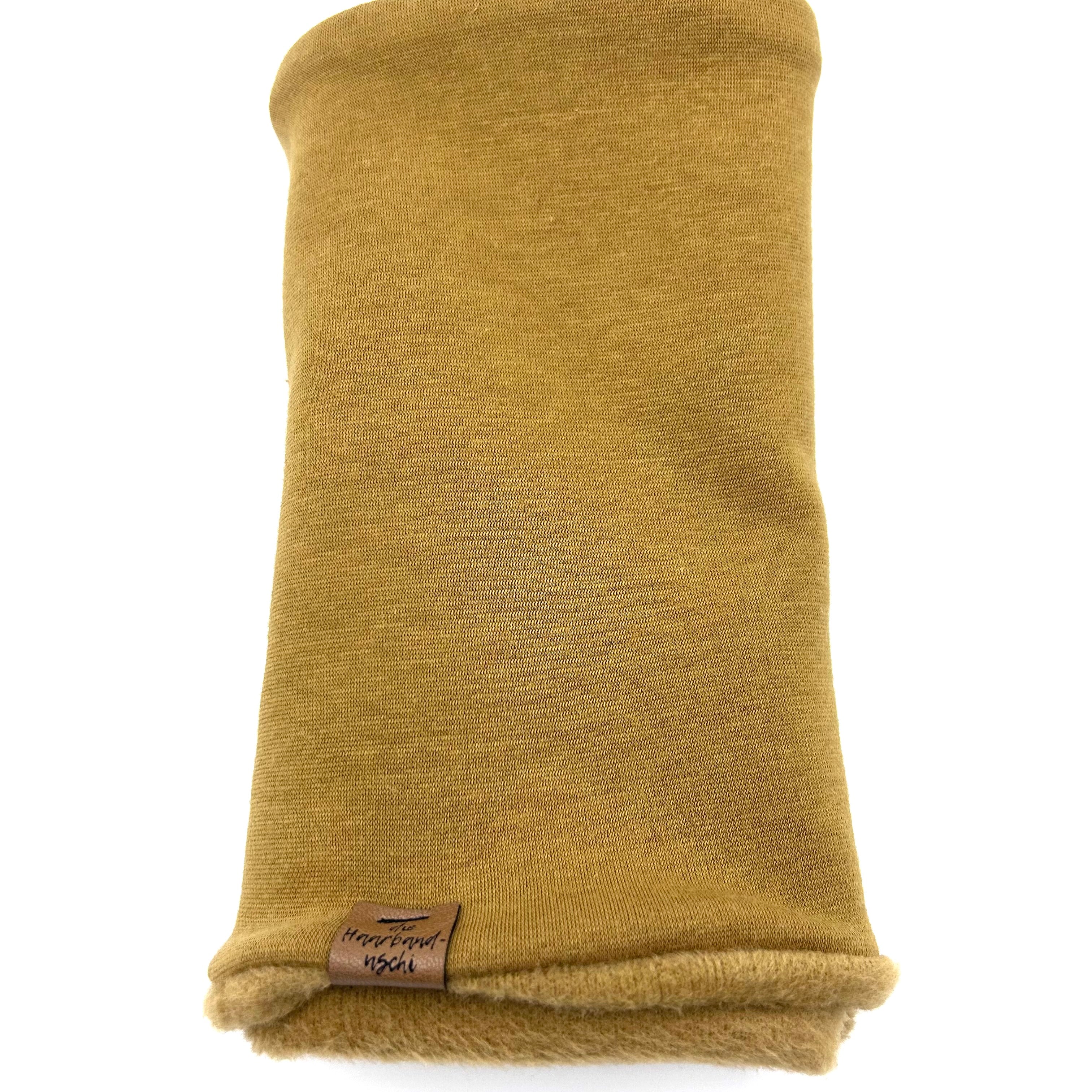 Loop - Samt gefüttert Senf