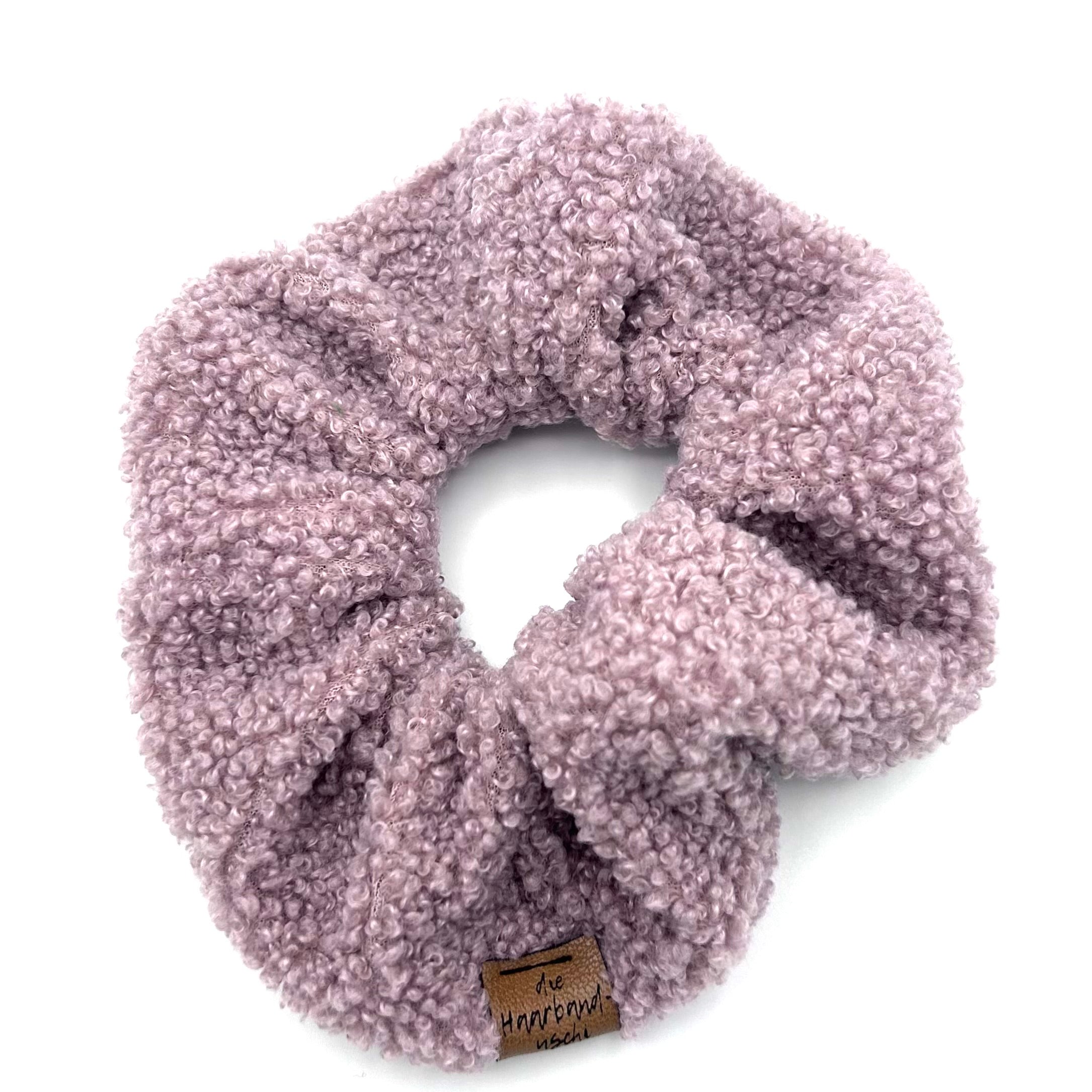 Scrunchie -Teddy Pastell Rosé