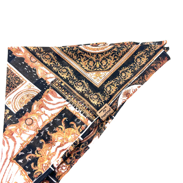 Bandana - Muster schwarz/Gold