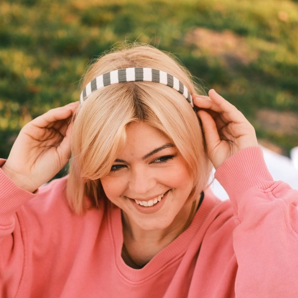 Anna - gestreift Grün