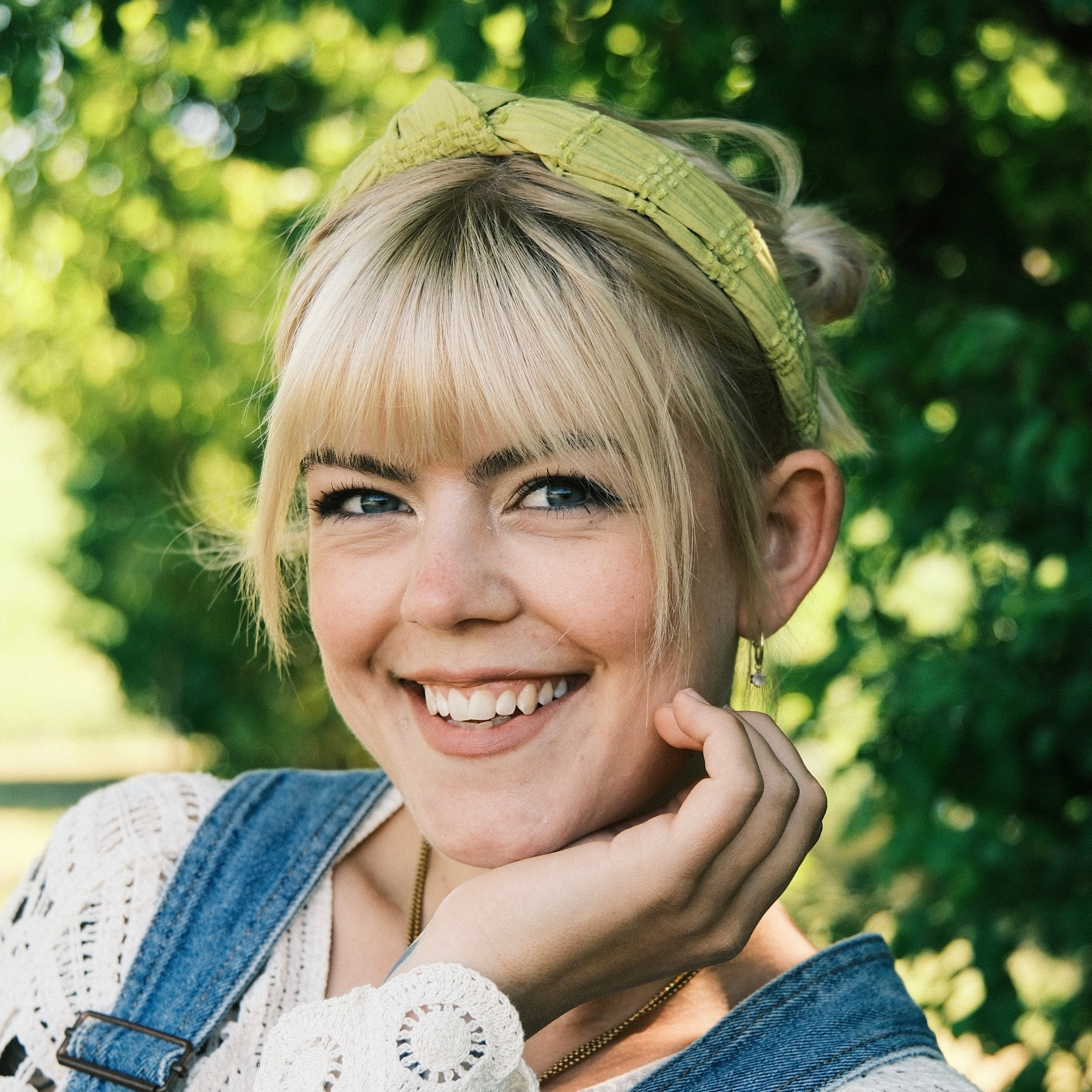 Lilly - gerafft Limettengrün