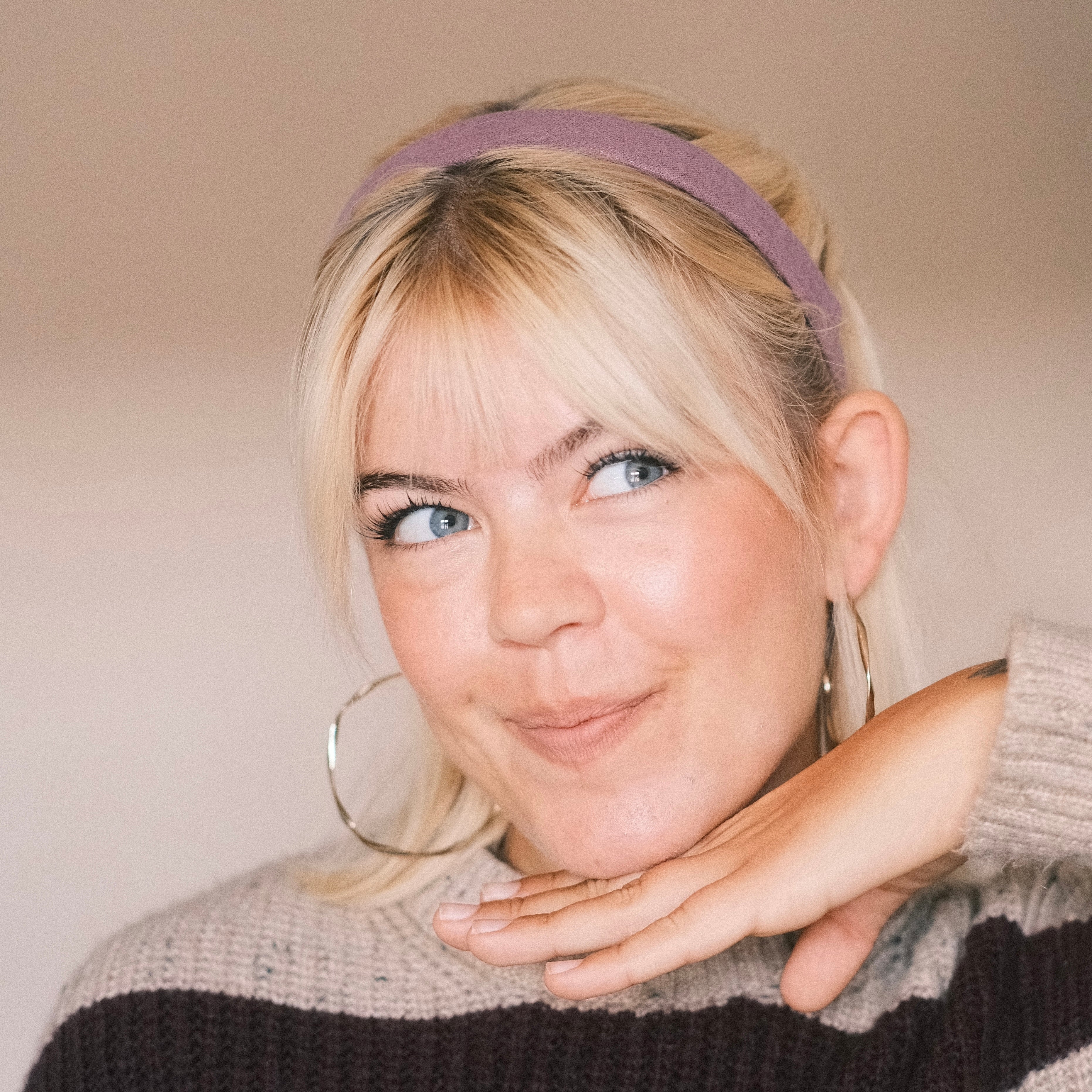 Anna - Glitzer Flieder