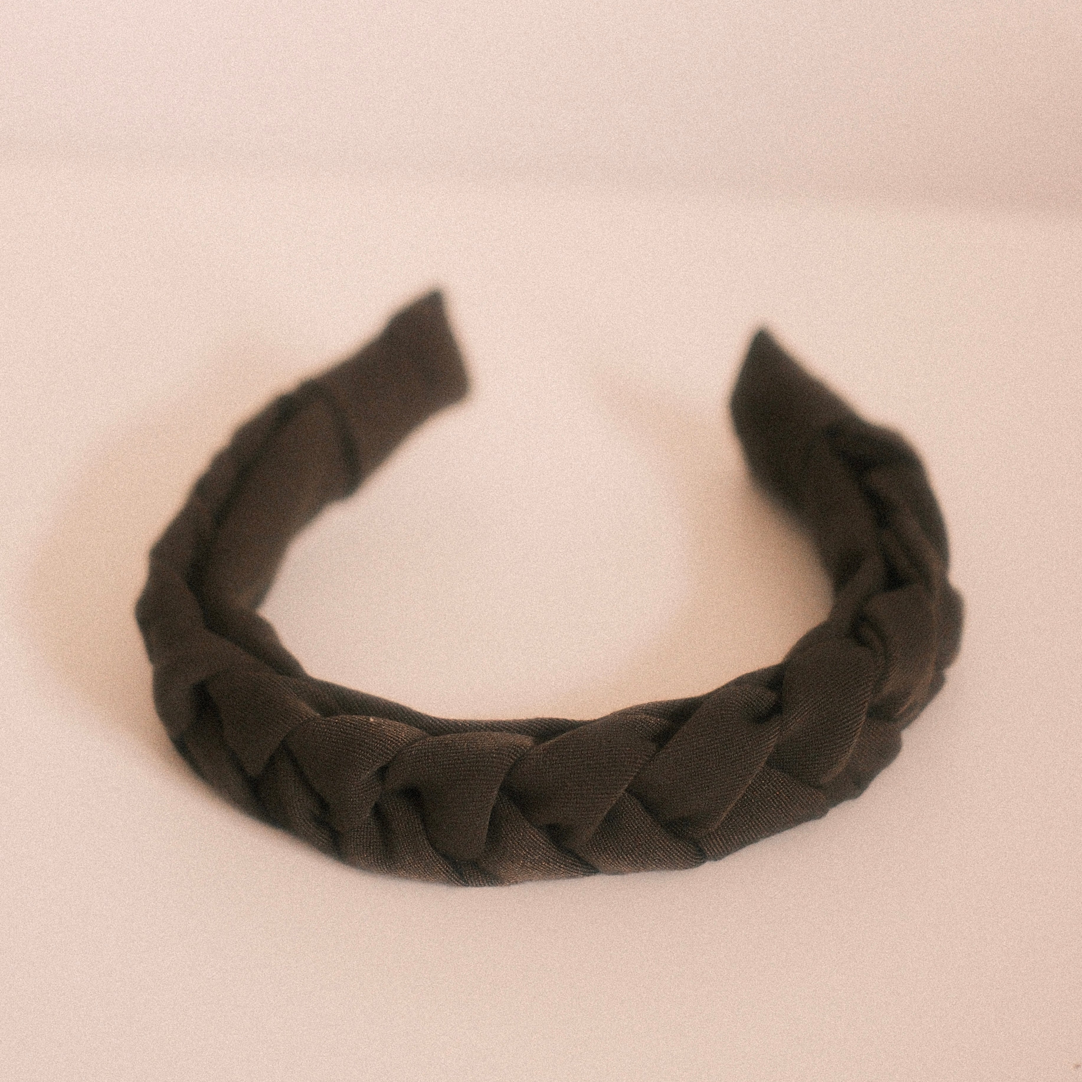 Luise - Haarreif geflochten Olive