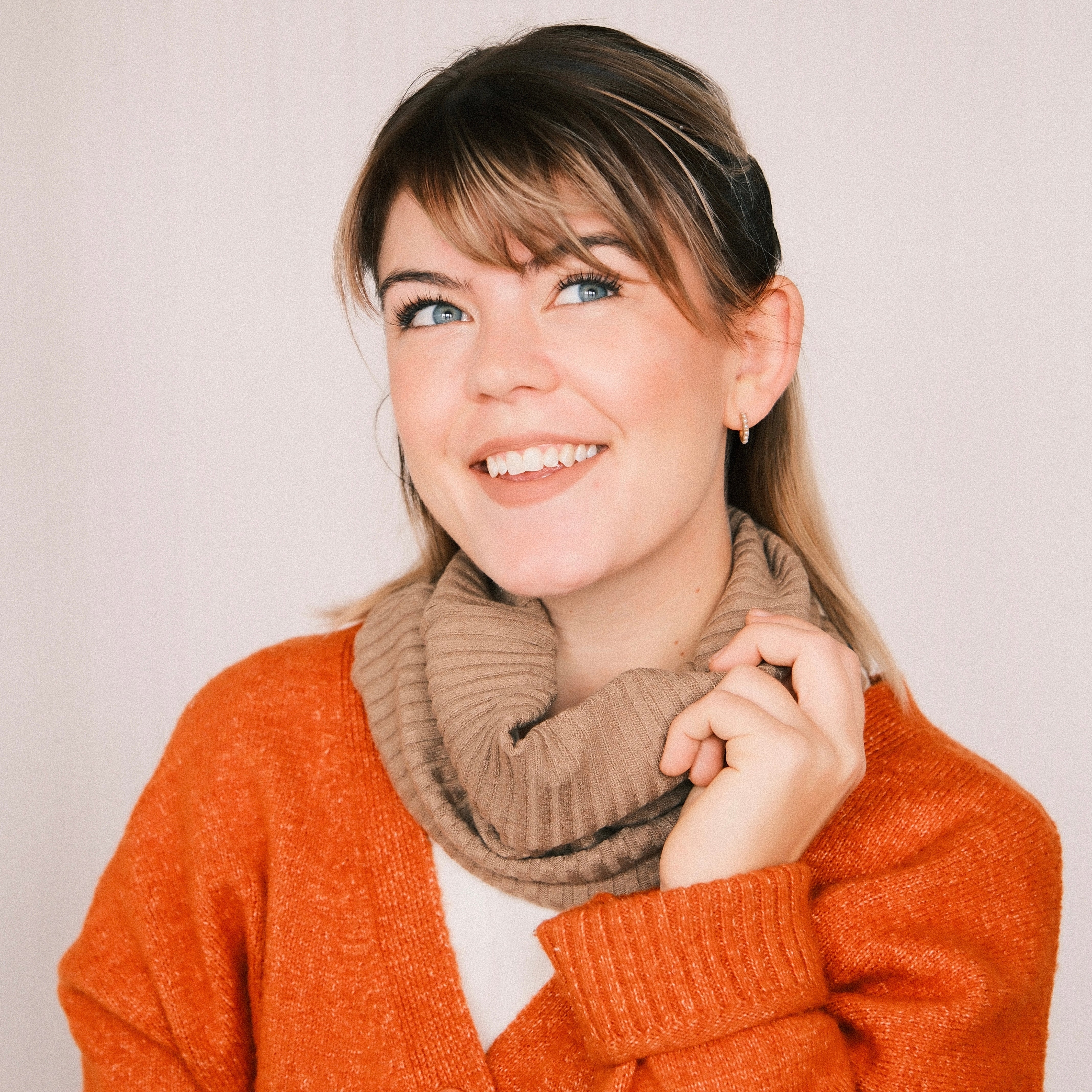 Loop - Grobstrick Olive