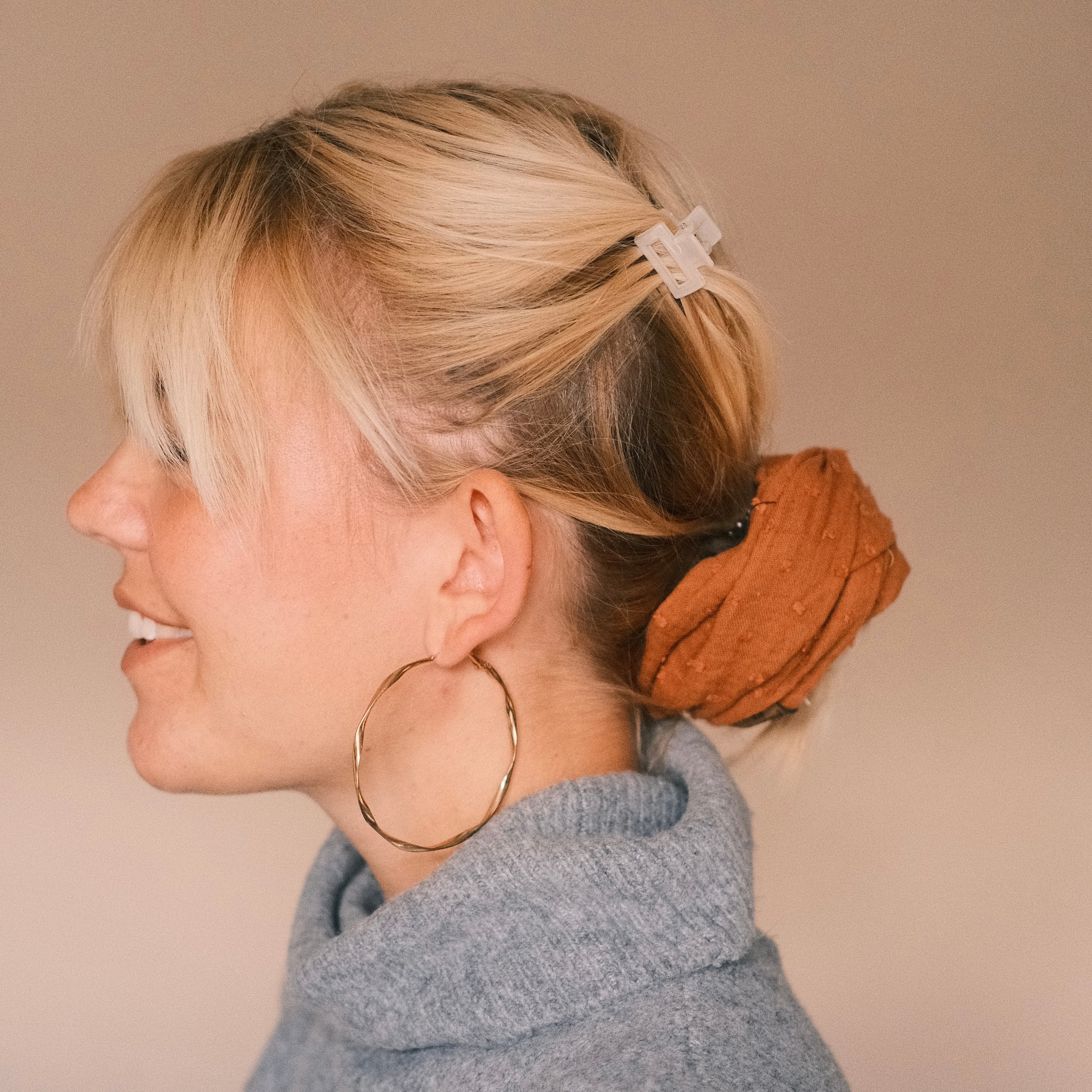 Dutti Musselin Dots Braun