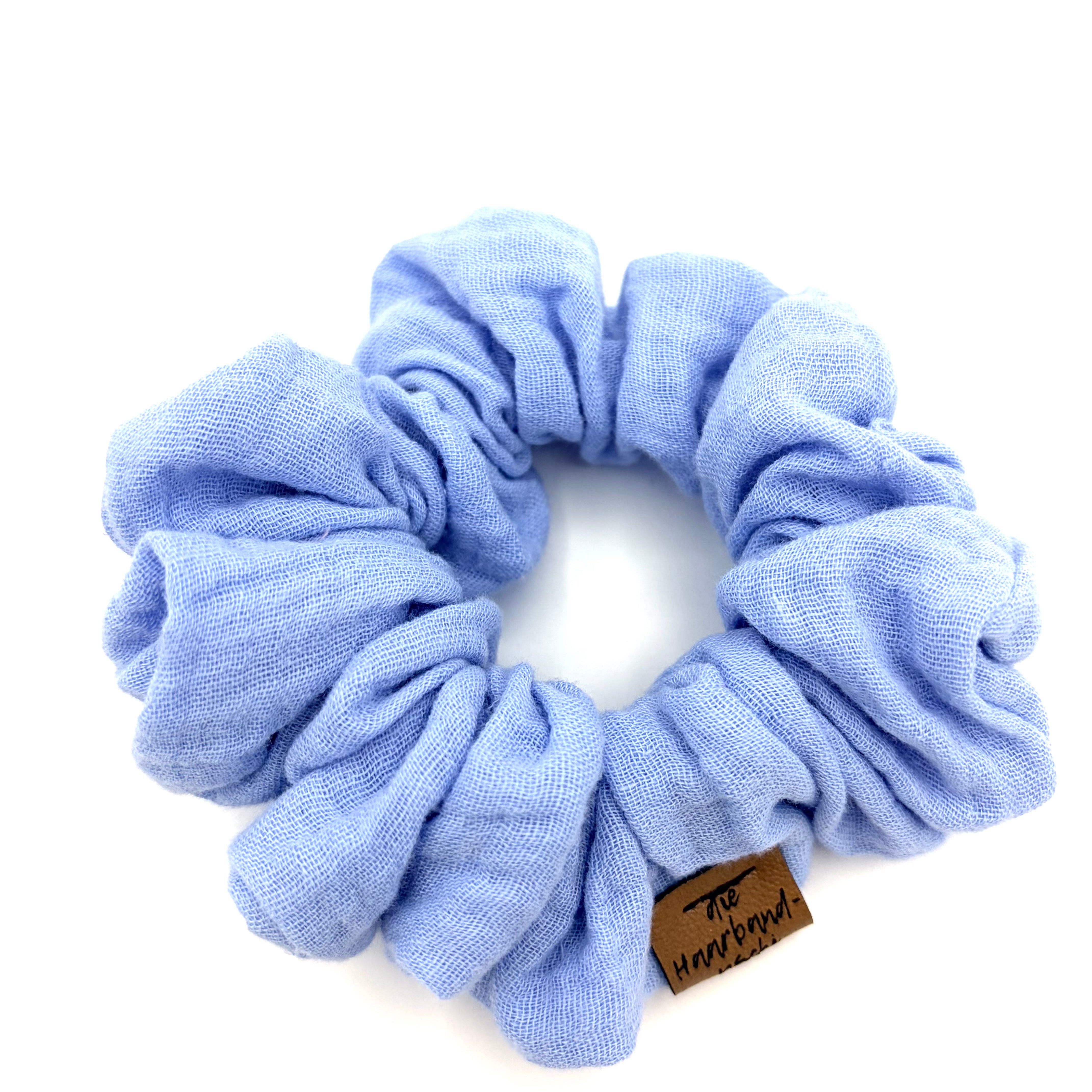 Scrunchie - Musselin Hellblau