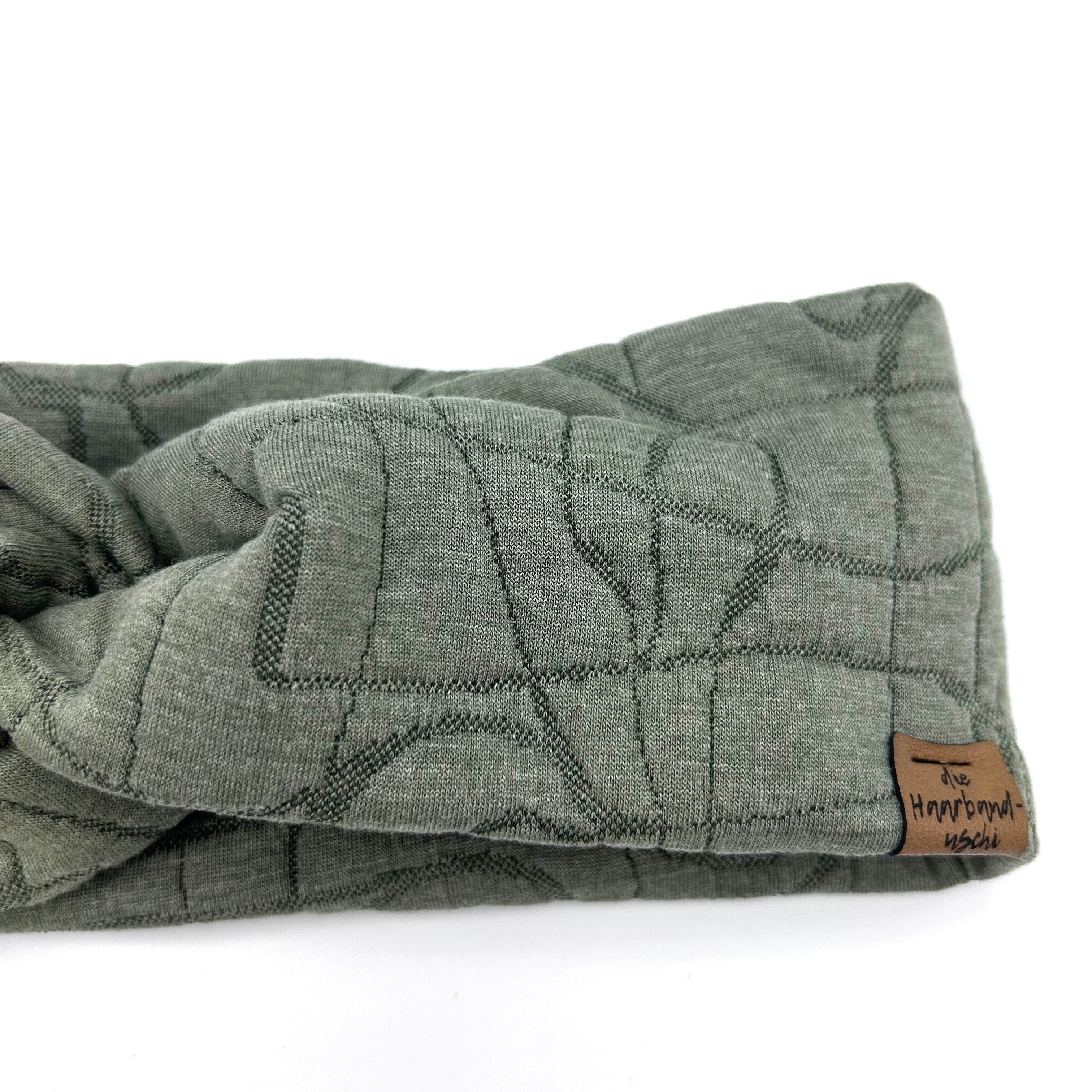 Basic Haarband - Muster Kaki