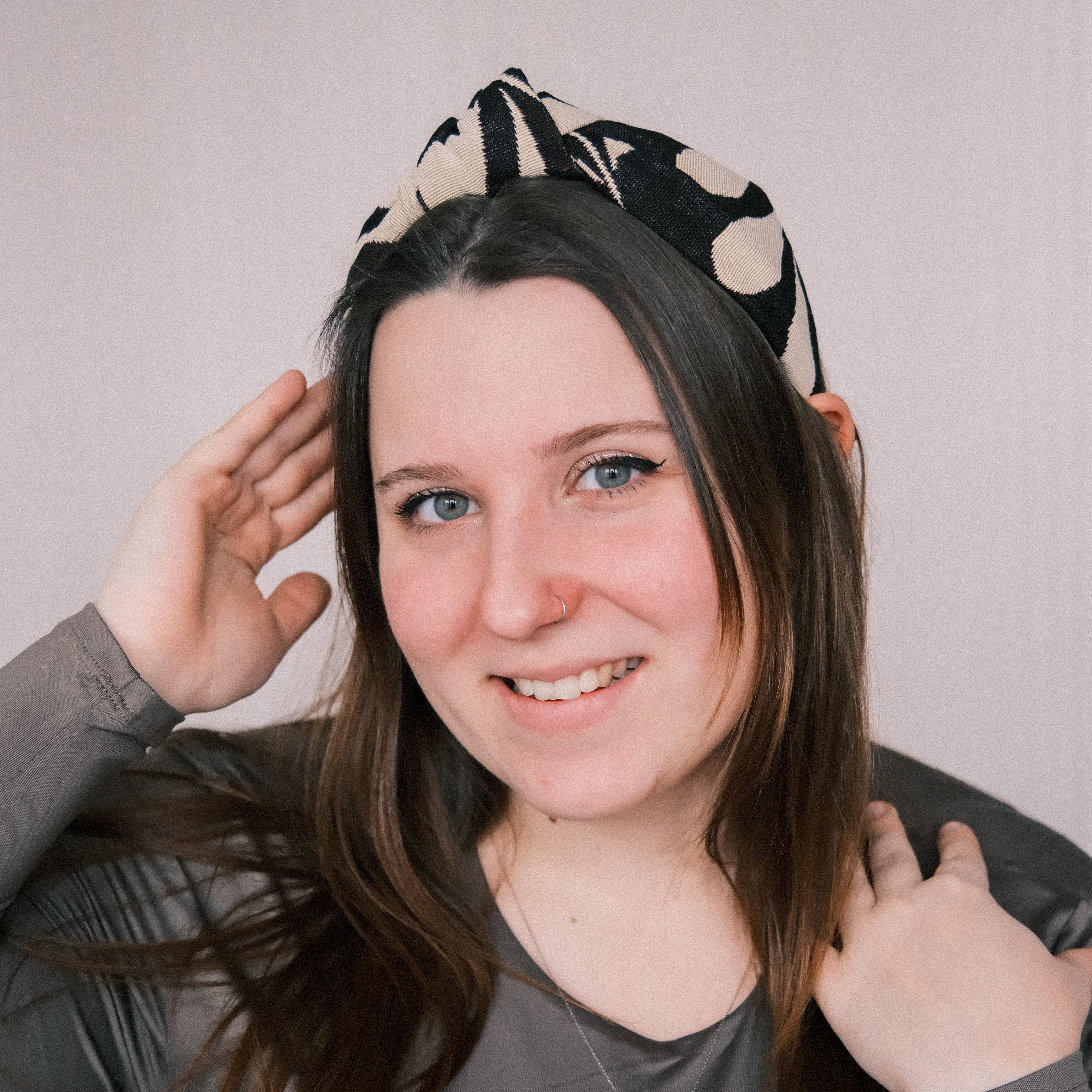 Leyla - Blüten Schwarz