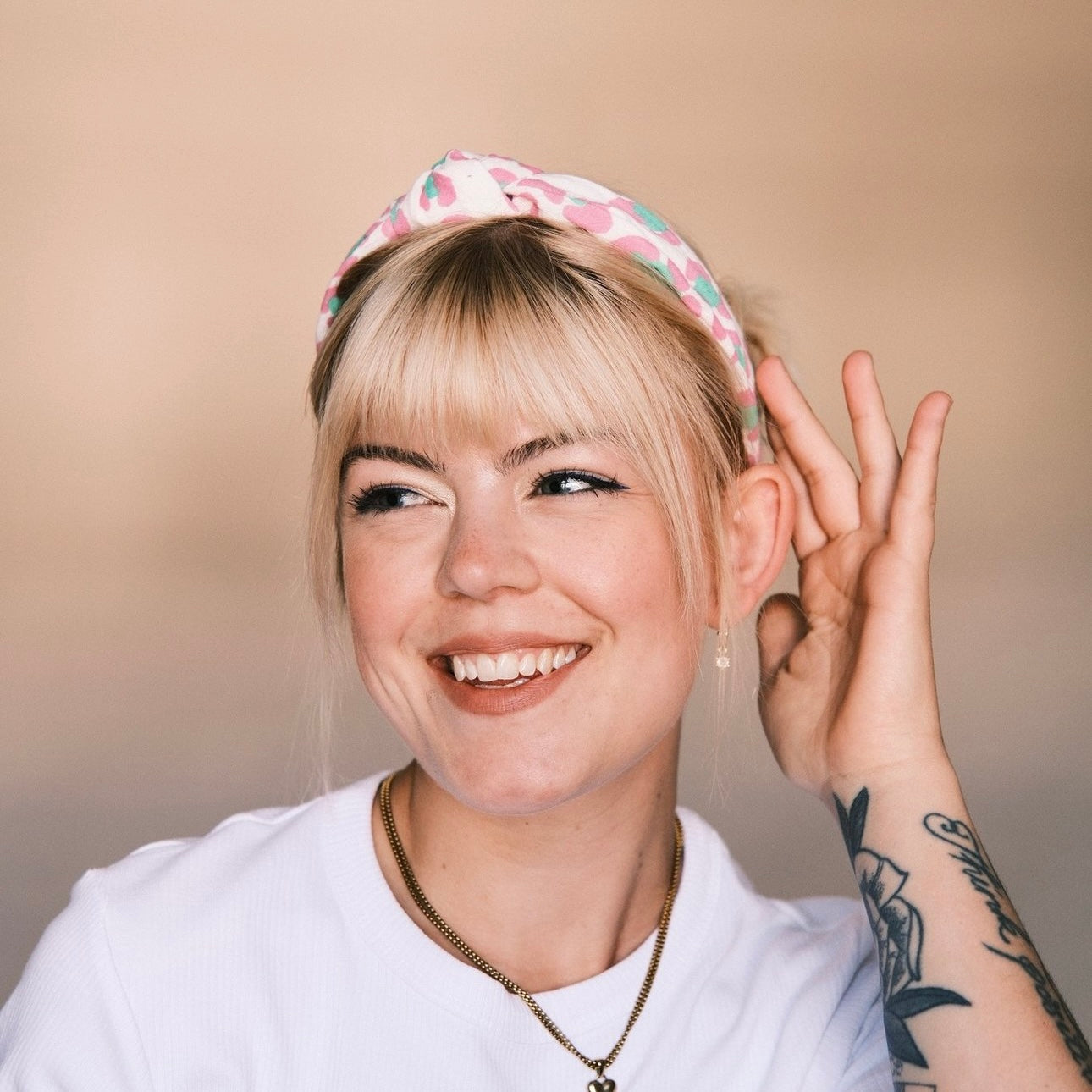 Lilly - weiß/rosa/grün