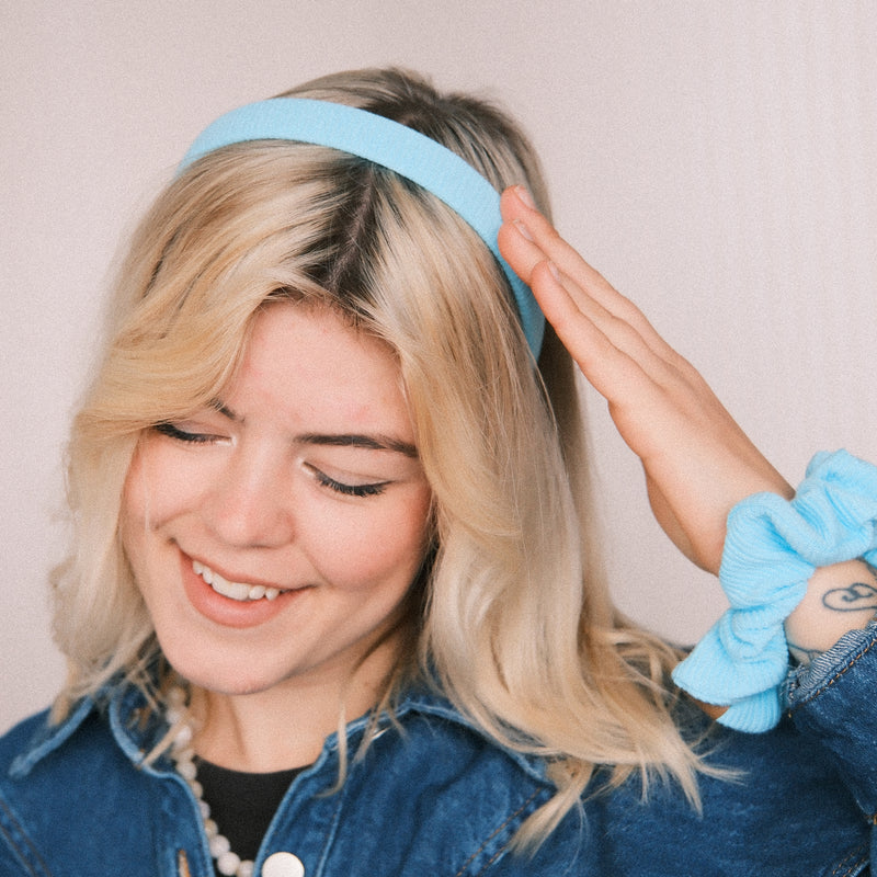 Scrunchie - Soft Rip Baby Blau